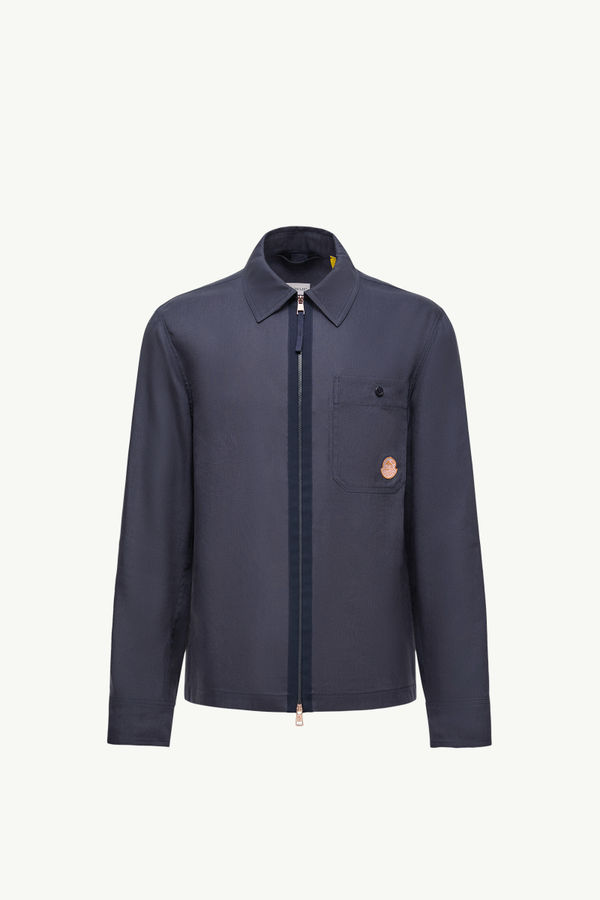 Moncler x Gilga Farm by Donald Glover Hemd aus Leinenmischung Herren Navyblau Moncler 2