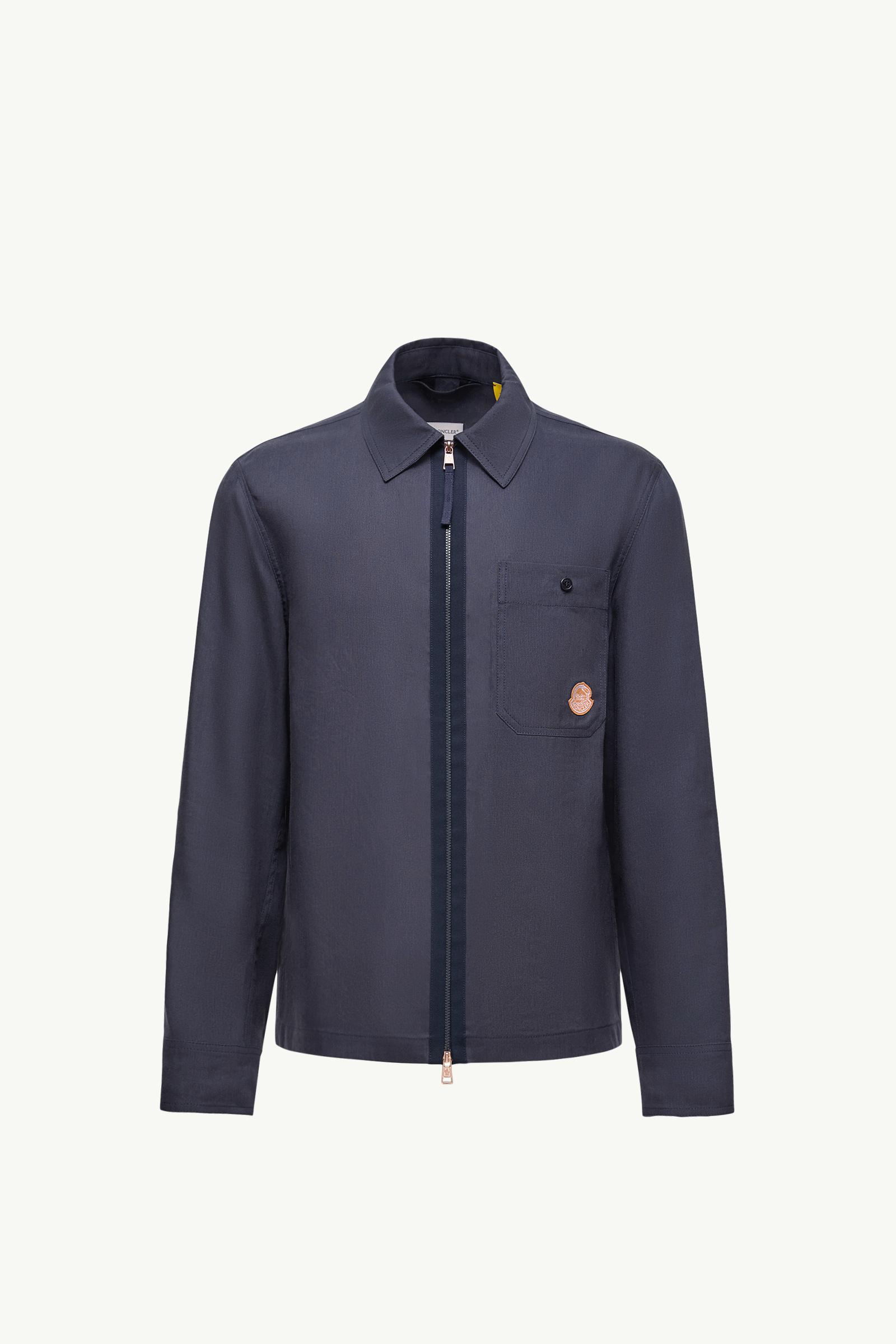 Navy Blue Moncler x Gilga Farm by Donald Glover Linen Blend