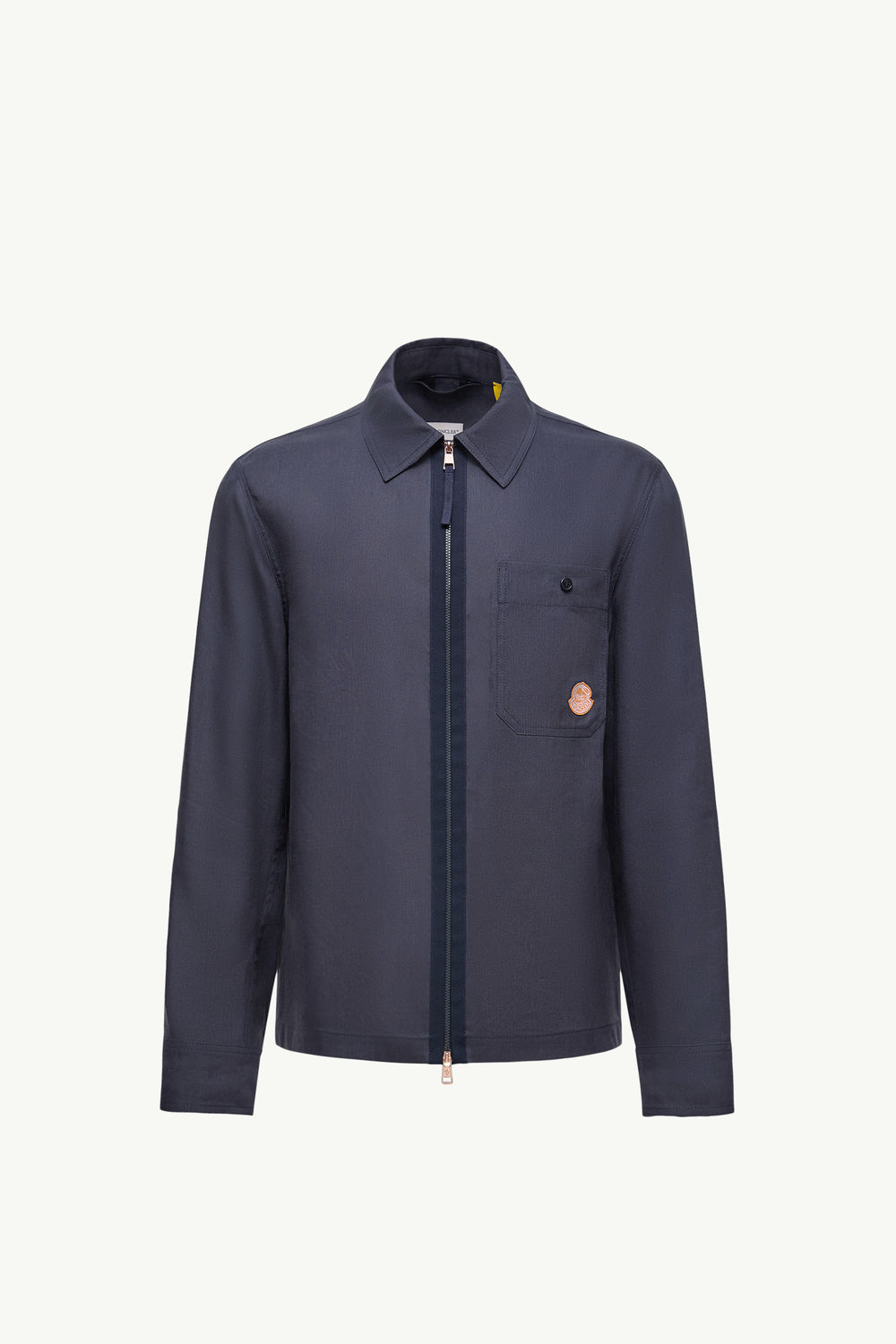 Moncler x Gilga Farm by Donald Glover Linen Blend Shirt Men Navy Blue Moncler 2
