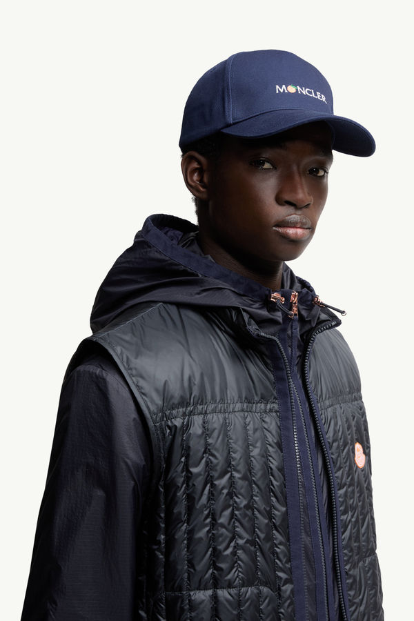 Moncler x Gilga Farm by Donald Glover Baseball Cap Men Dark Blue Moncler 1