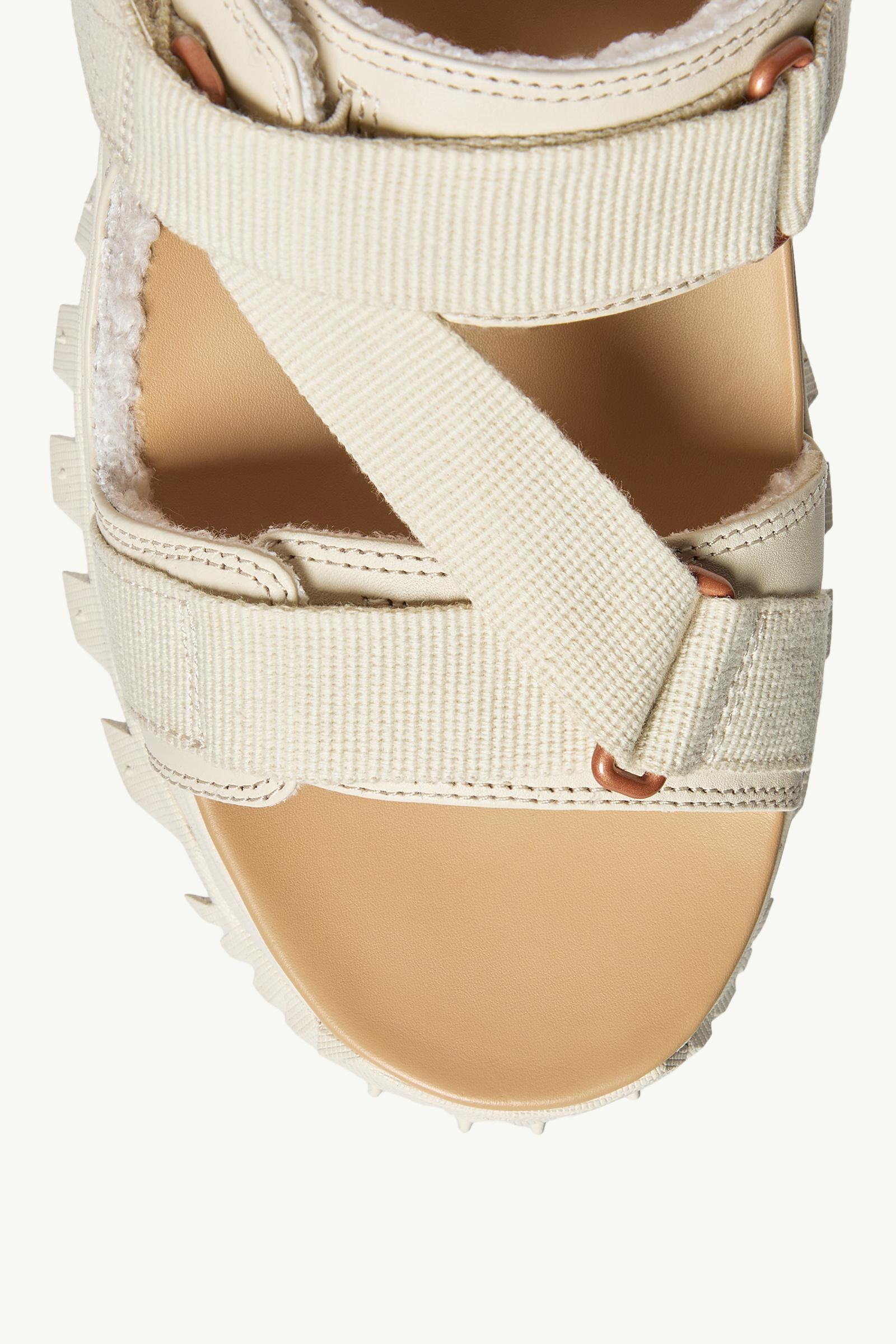 Moncler x Gilga Farm by Donald Glover Trailgrip Vela Leather Sandals Men White Moncler 1