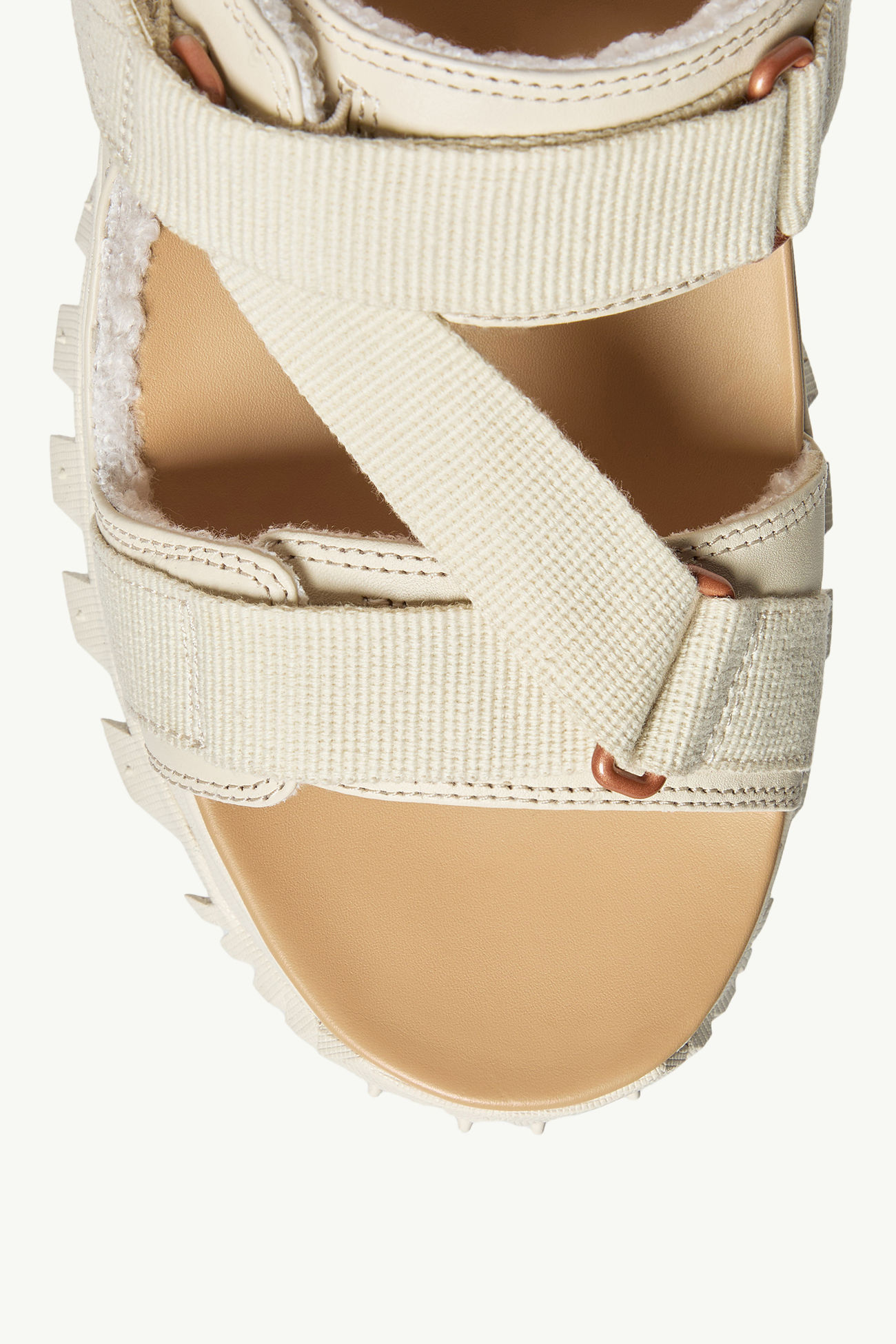 Moncler x Gilga Farm by Donald Glover Trailgrip Vela Sandale aus Leder Herren Weiß Moncler 1