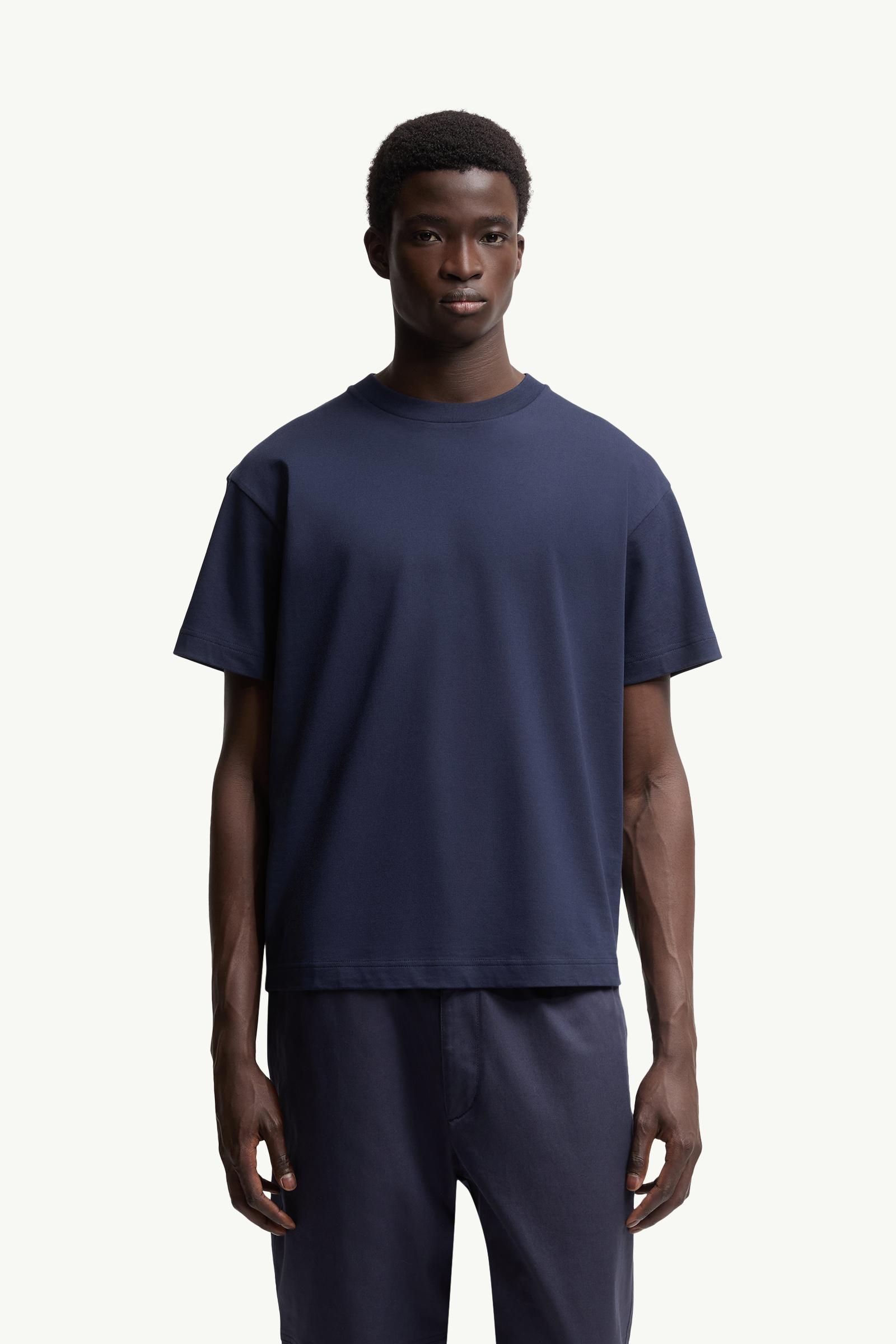 Navy Blue Moncler x Gilga Farm by Donald Glover Cotton T Navy Blue Moncler x Gilga Farm by Donald Glover Cotton T