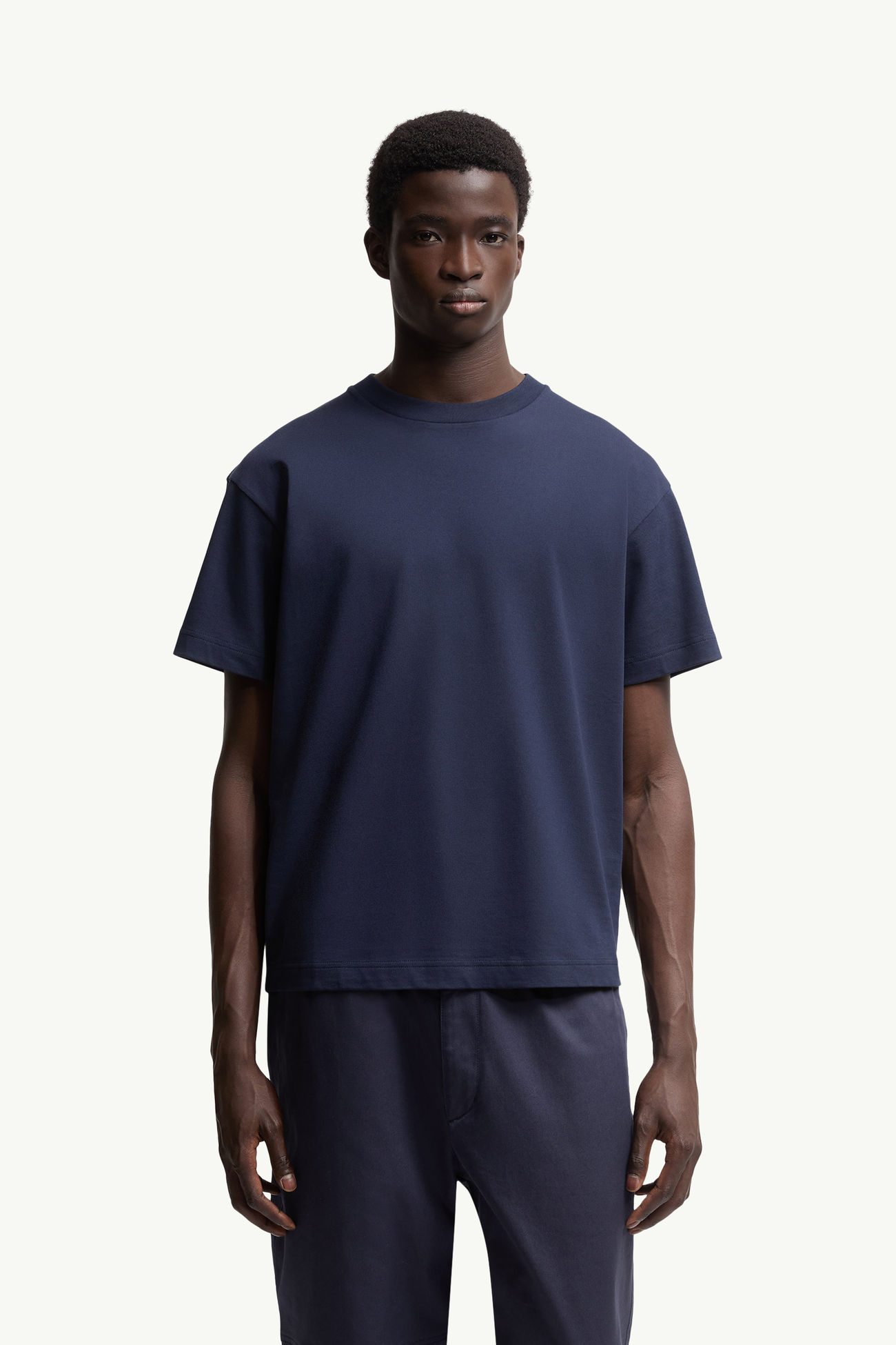 T-shirt en coton Moncler x Gilga Farm by Donald Glover Hommes Bleu marine Moncler 3