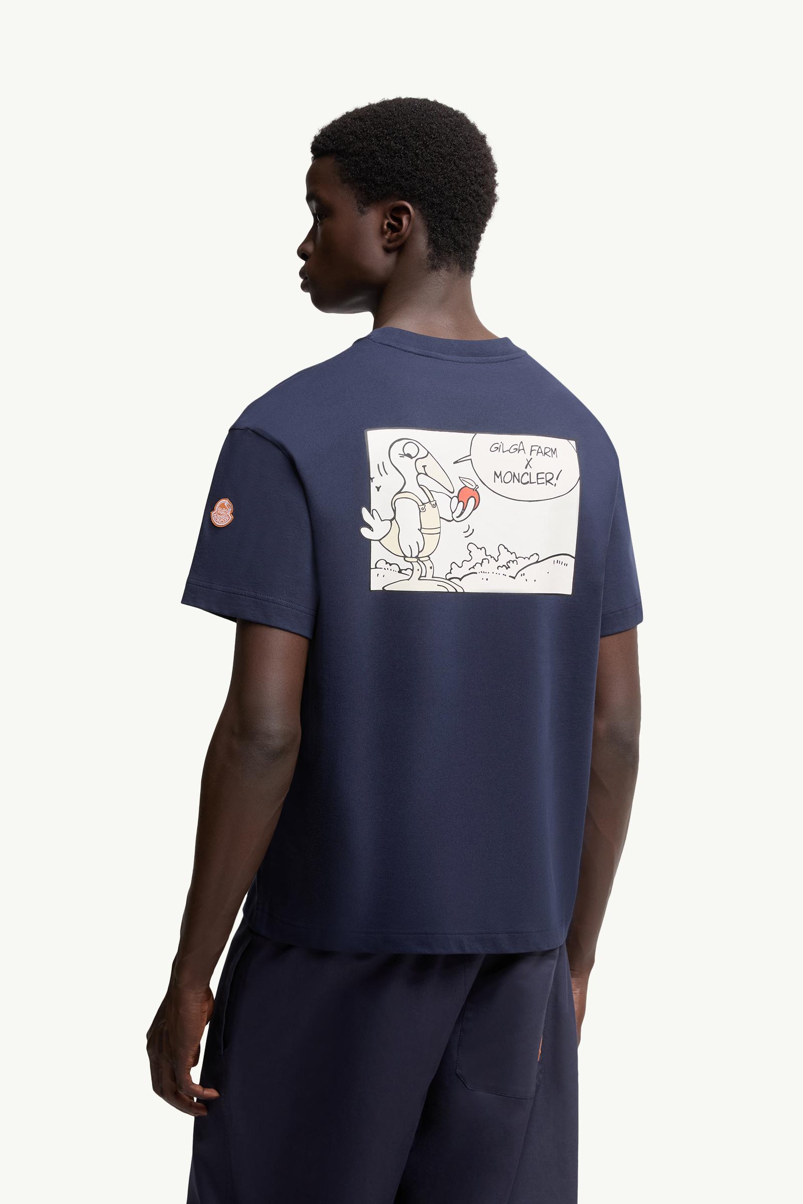 注目コラボ★関税込価格 MONCLER X GILGA FARM ロゴ Tシャツ Moncler Genius - 5 Moncler Donald Glover - Moncler x Gilga