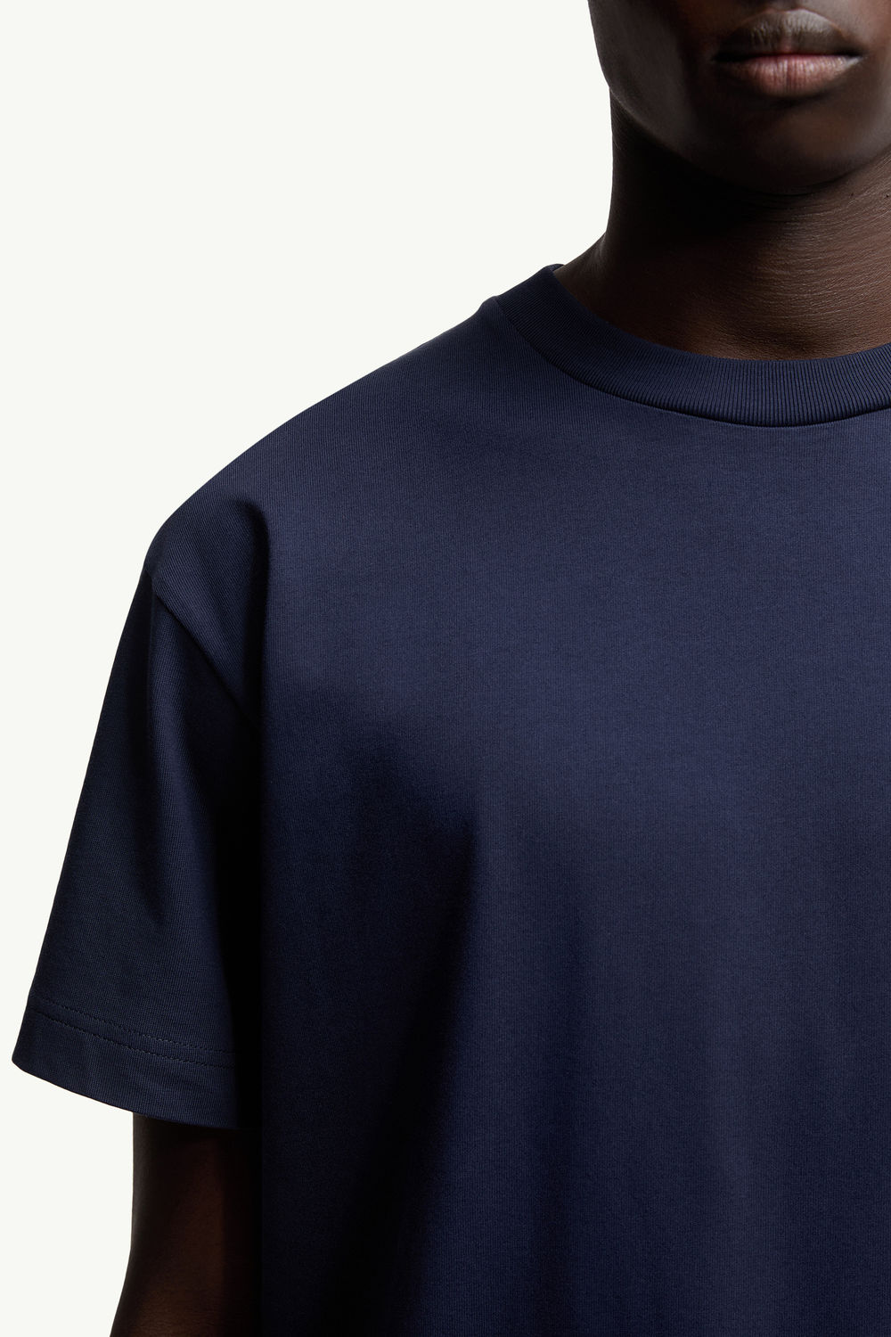 Moncler x Gilga Farm by Donald Glover Cotton T-Shirt Men Navy Blue Moncler 6