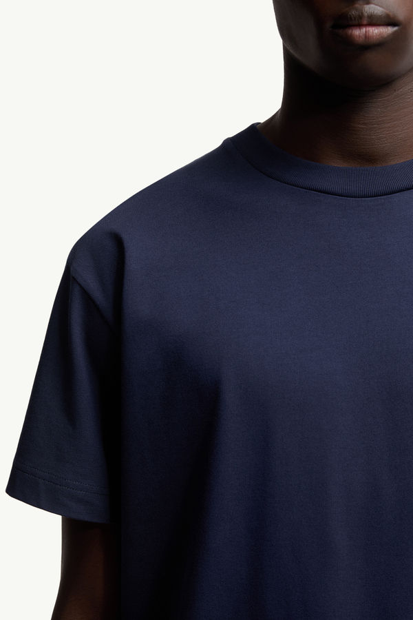 Moncler x Gilga Farm by Donald Glover Cotton T-Shirt Men Navy Blue Moncler 6