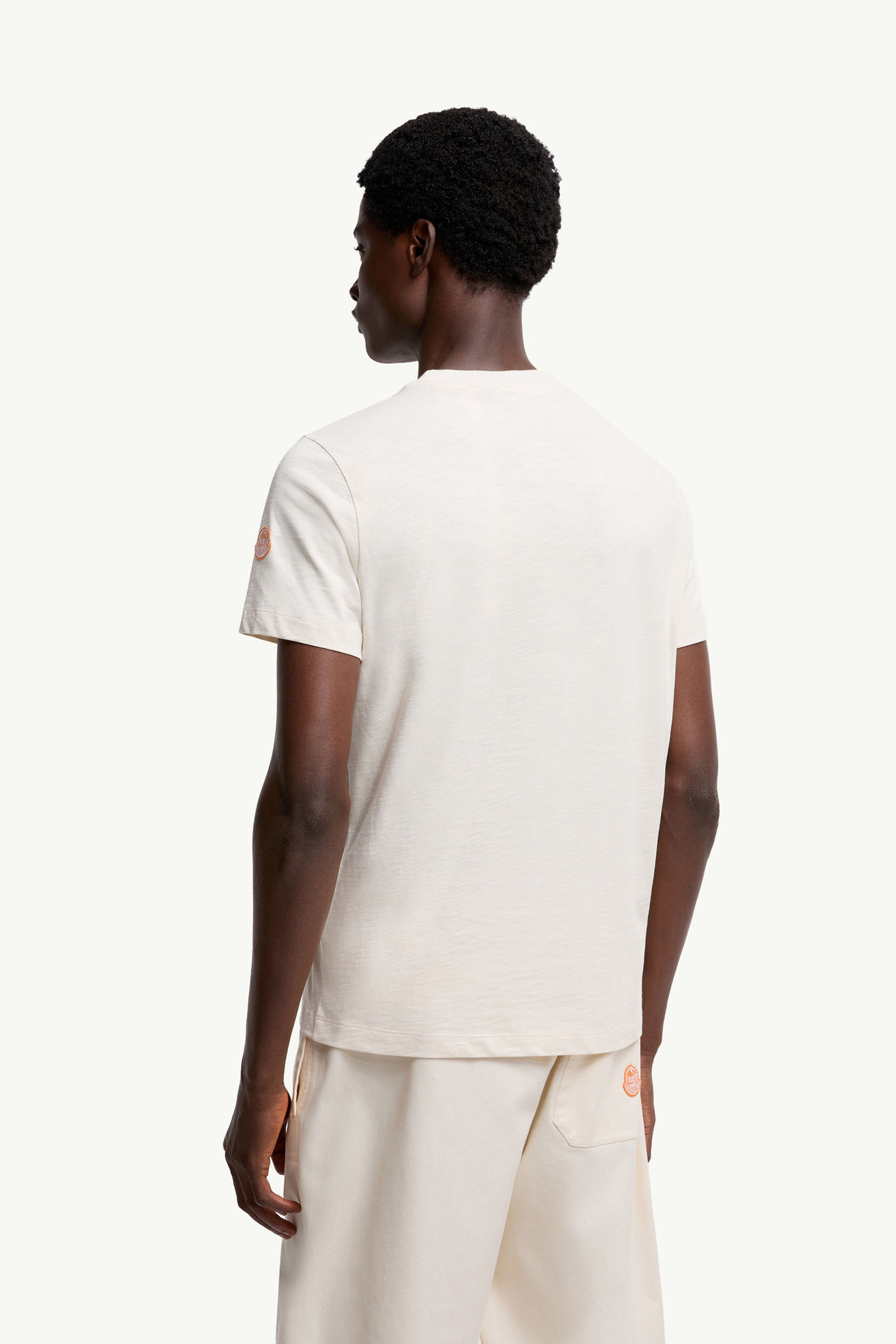 Camiseta de algodón Moncler x Gilga Farm by Donald Glover Hombre Blanco Marfil Moncler 4