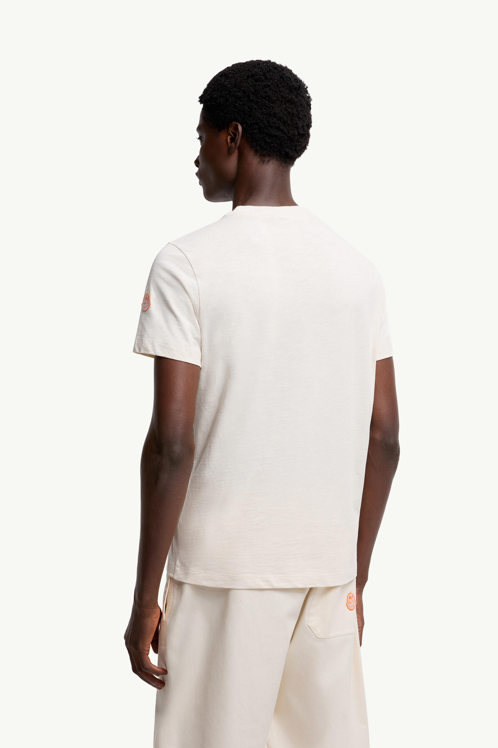 Moncler x Gilga Farm by Donald Glover Cotton T-Shirt Men White Ivory Moncler 4