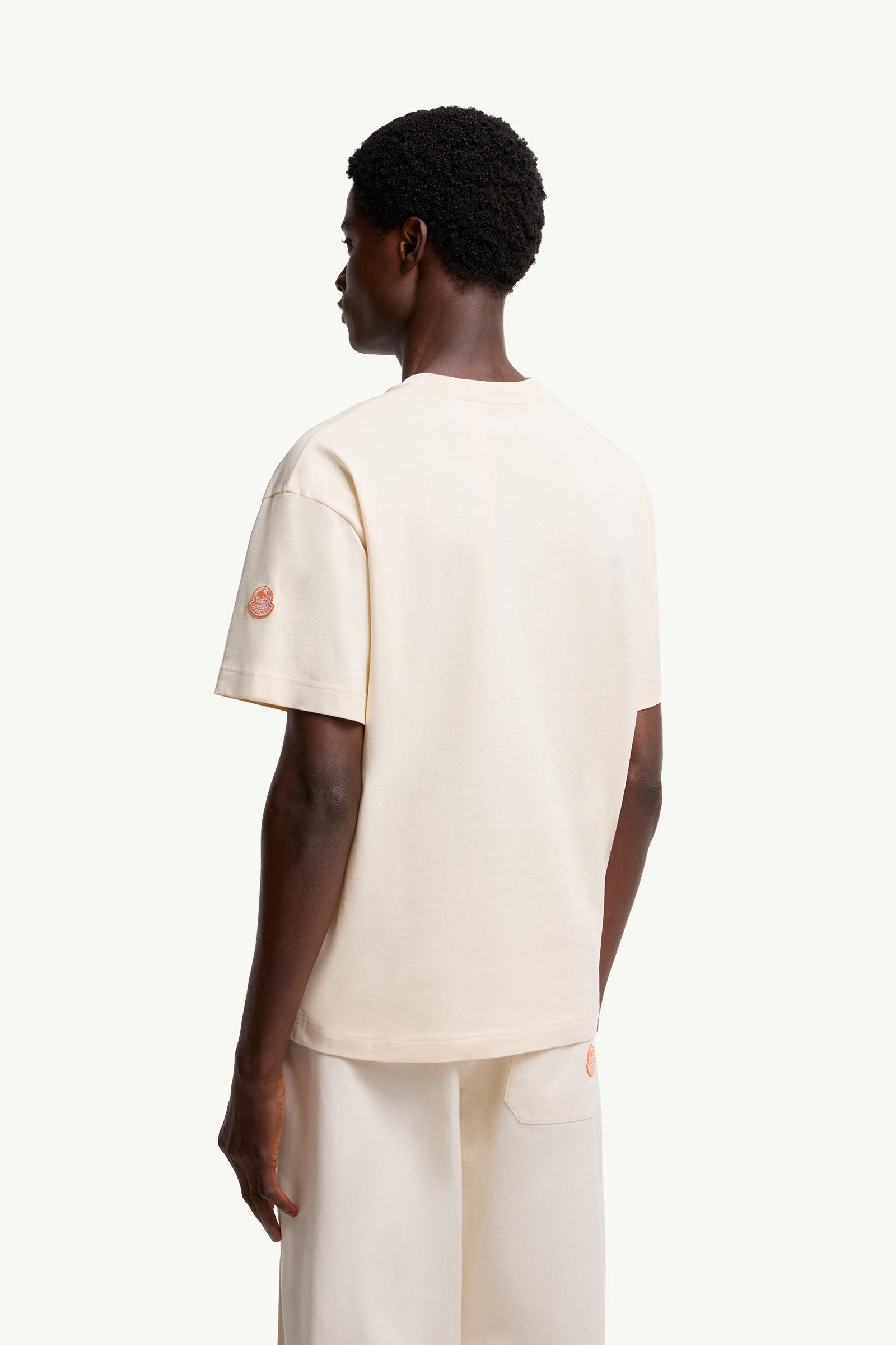 Moncler x Gilga Farm by Donald Glover Cotton T-Shirt Men White Ivory Moncler 4