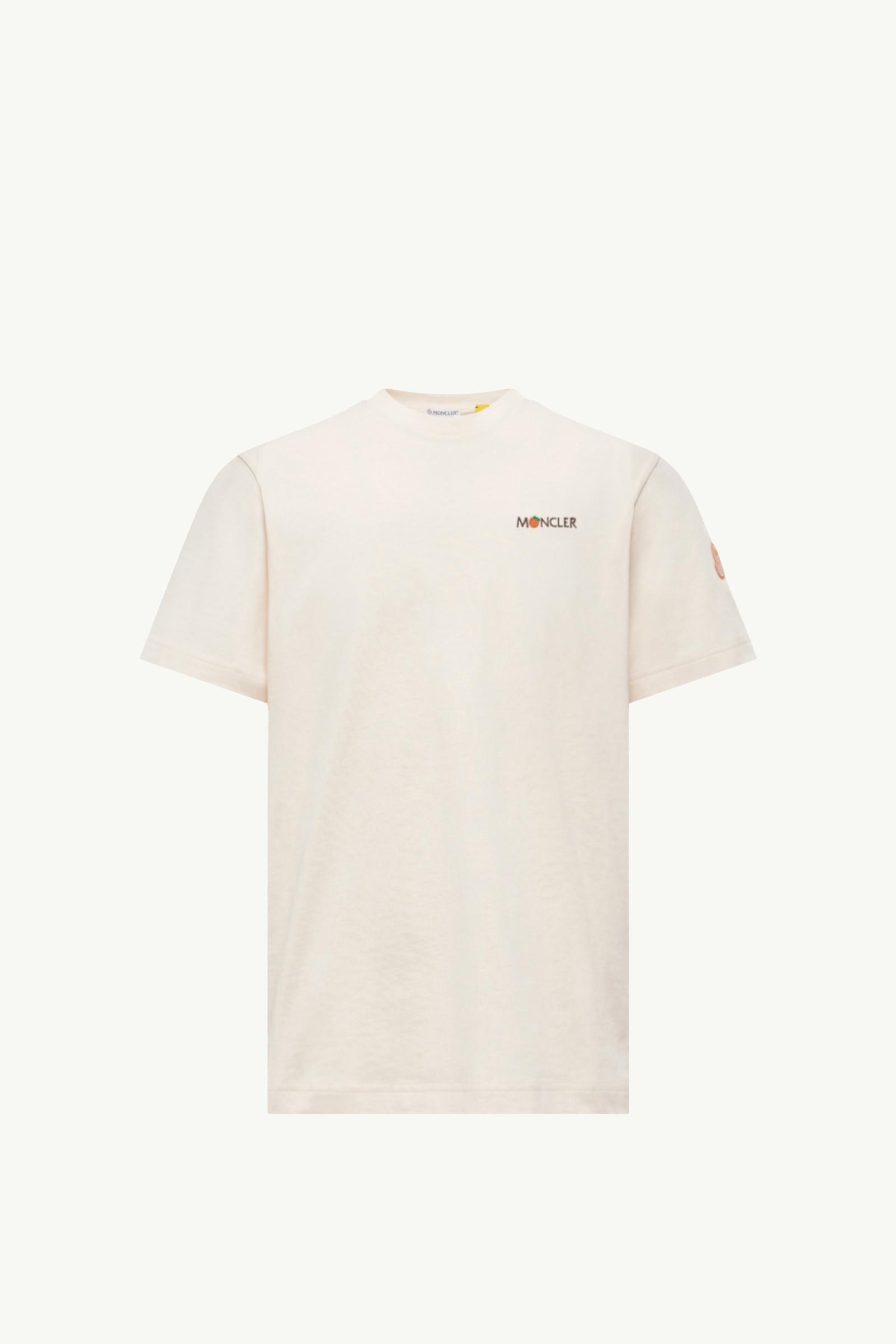 ホワイトアイボリー Moncler x Gilga Farm by Donald Glover Tシャツ