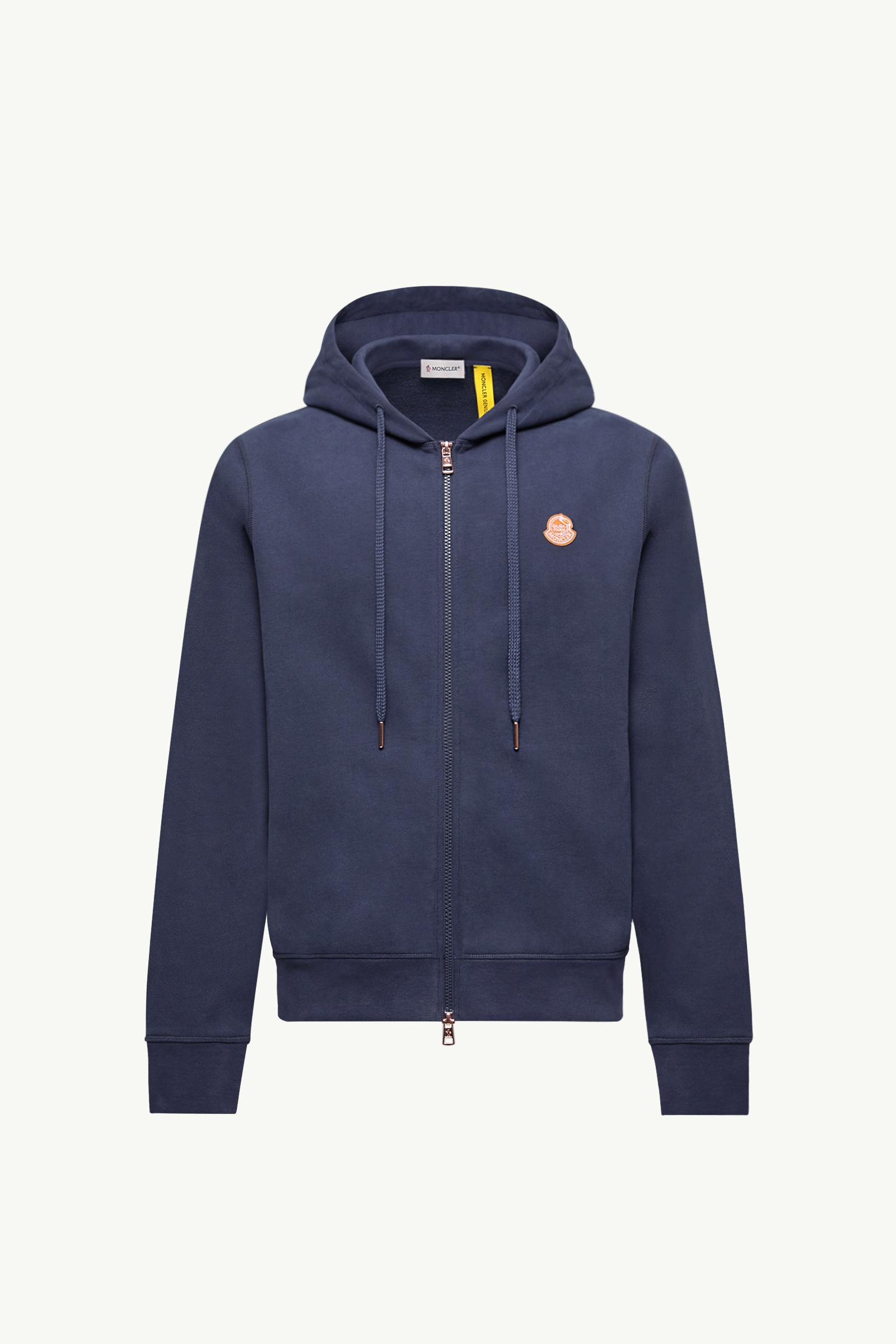 Navy Blue Moncler x Gilga Farm by Donald Glover Cotton Zip