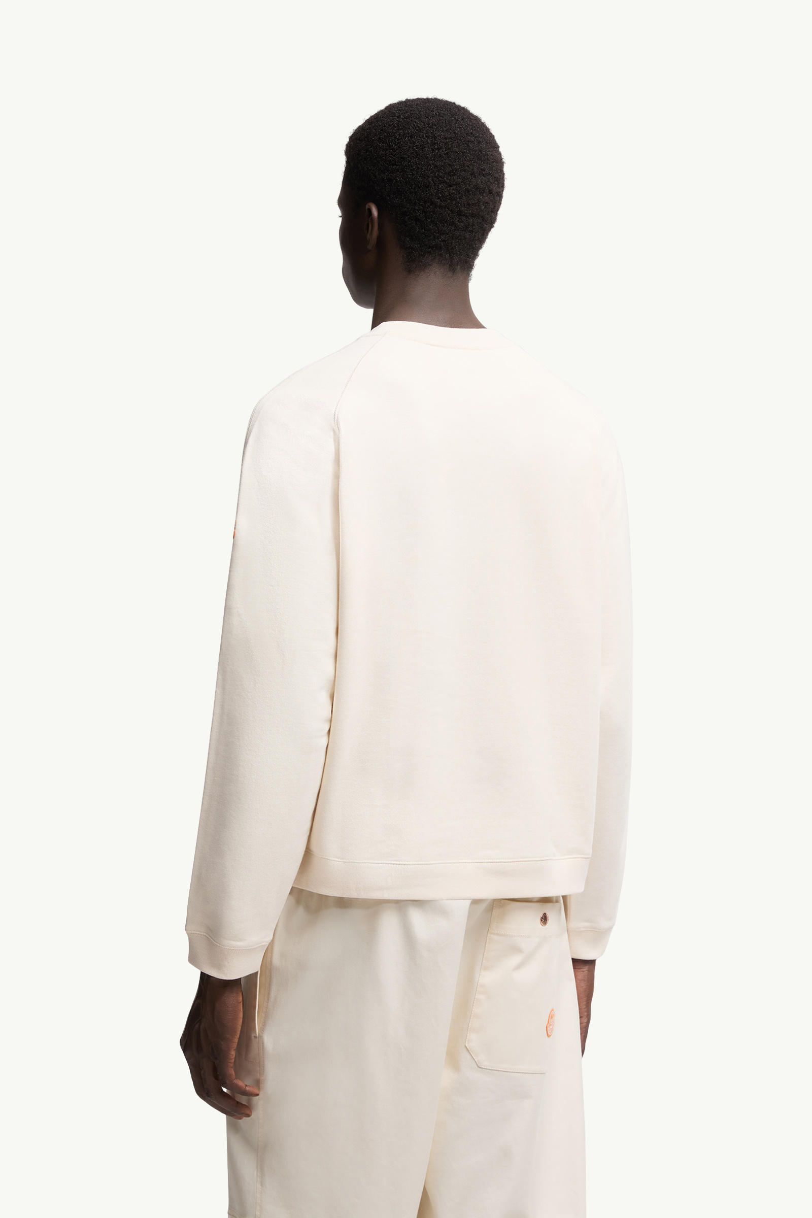 Moncler x Gilga Farm by Donald Glover Cotton Sweatshirt Men White Ivory Moncler 4
