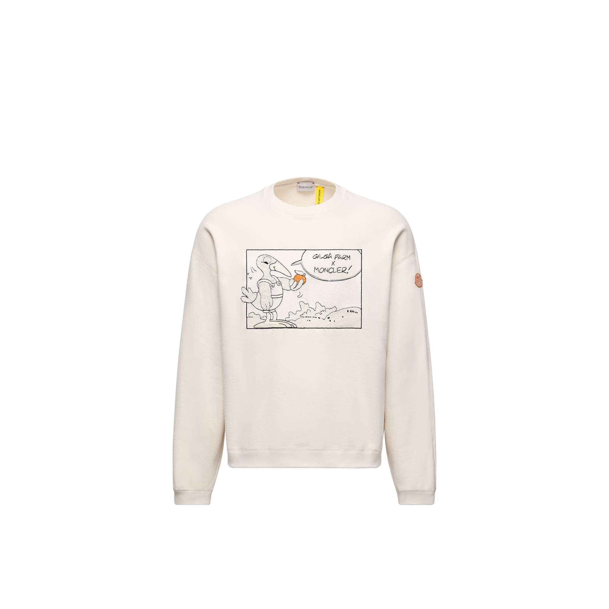 Moncler   X Gilga Farm By Donald Glover Cotton Sweatshirt for Men in White, Size: M