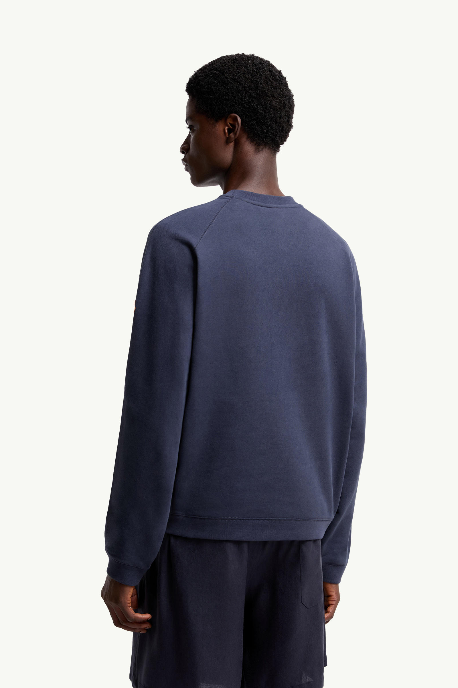 Moncler x Gilga Farm by Donald Glover Cotton Sweatshirt Men Navy Blue Moncler 4