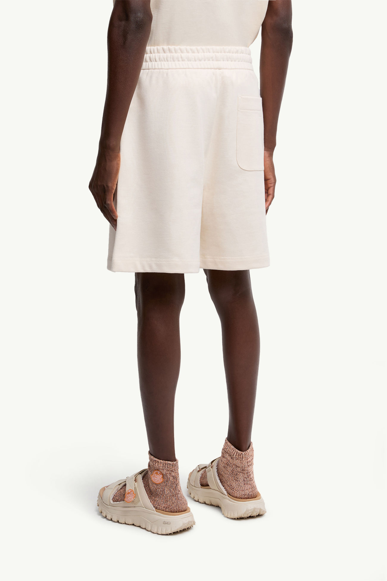 Shorts de algodón Moncler x Gilga Farm by Donald Glover Hombre Blanco Marfil Moncler 4