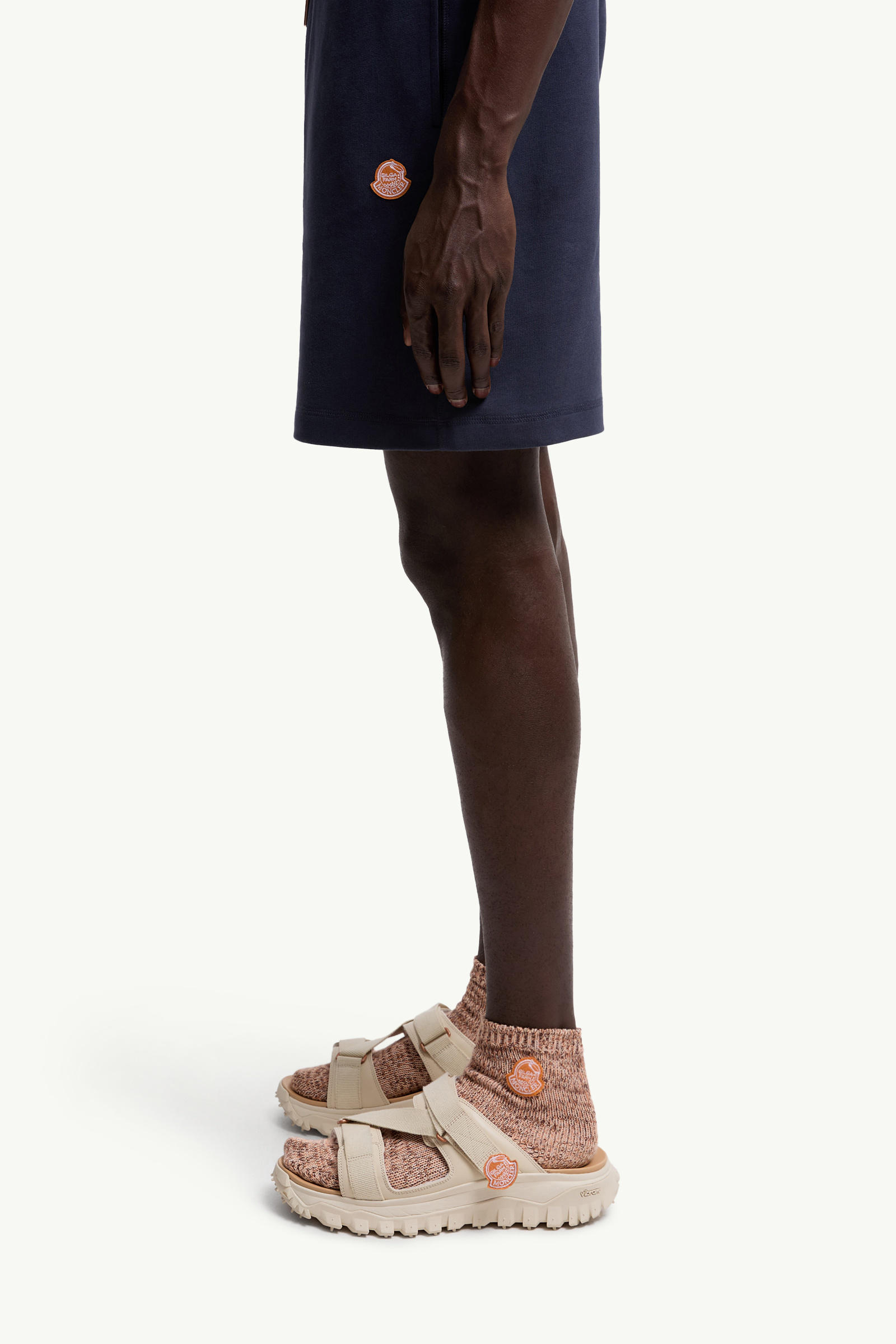 Moncler x Gilga Farm by Donald Glover Cotton Shorts Men Navy Blue Moncler 1