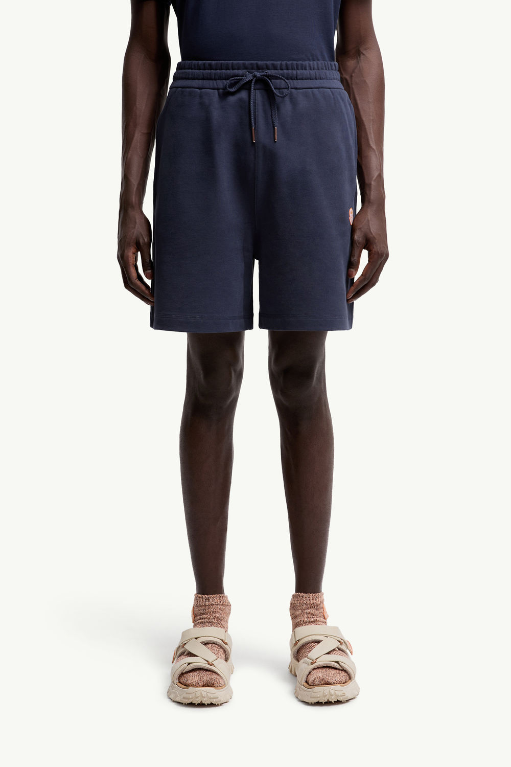 Moncler x Gilga Farm by Donald Glover Cotton Shorts Men Navy Blue Moncler 3