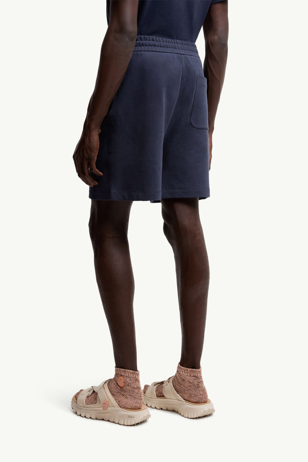 Short en coton Moncler x Gilga Farm by Donald Glover Hommes Bleu marine Moncler 4