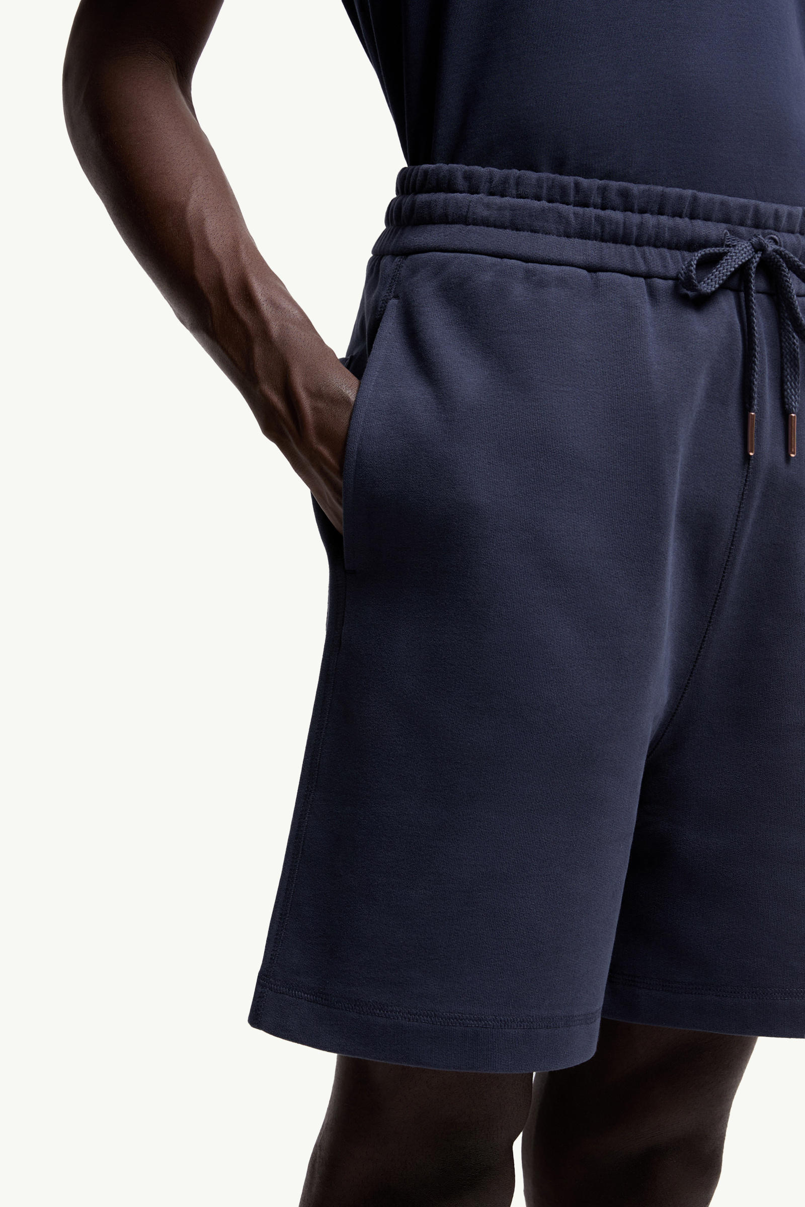 Moncler x Gilga Farm by Donald Glover Cotton Shorts Men Navy Blue Moncler 5