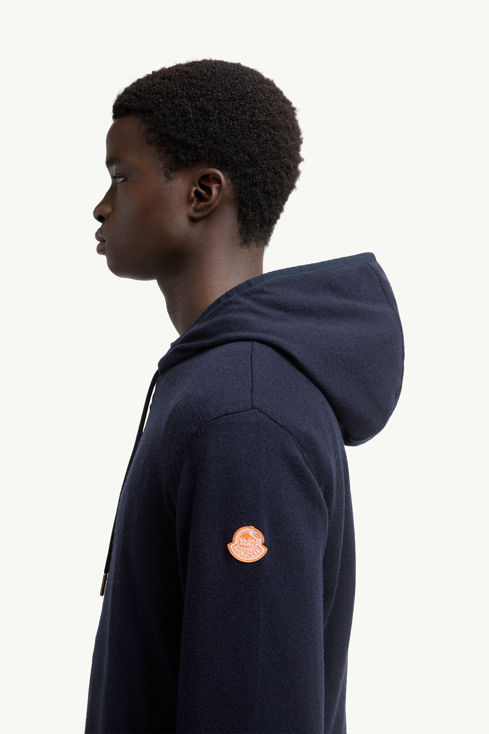 Felpa reversibile Moncler x Gilga Farm by Donald Glover Uomo Blu Navy Moncler 1