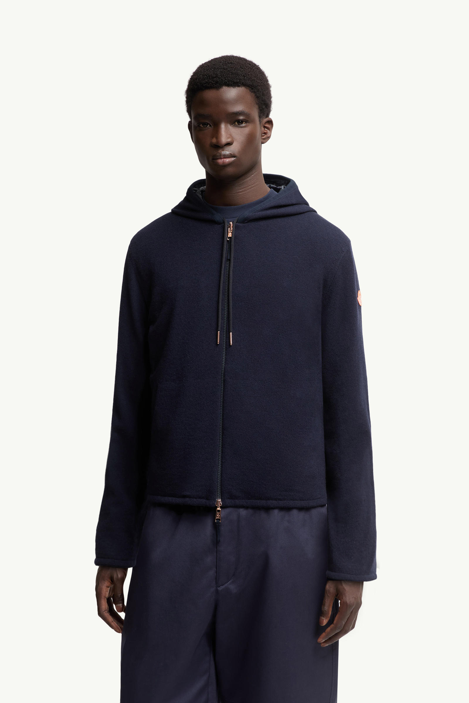 Felpa reversibile Moncler x Gilga Farm by Donald Glover Uomo Blu Navy Moncler 3