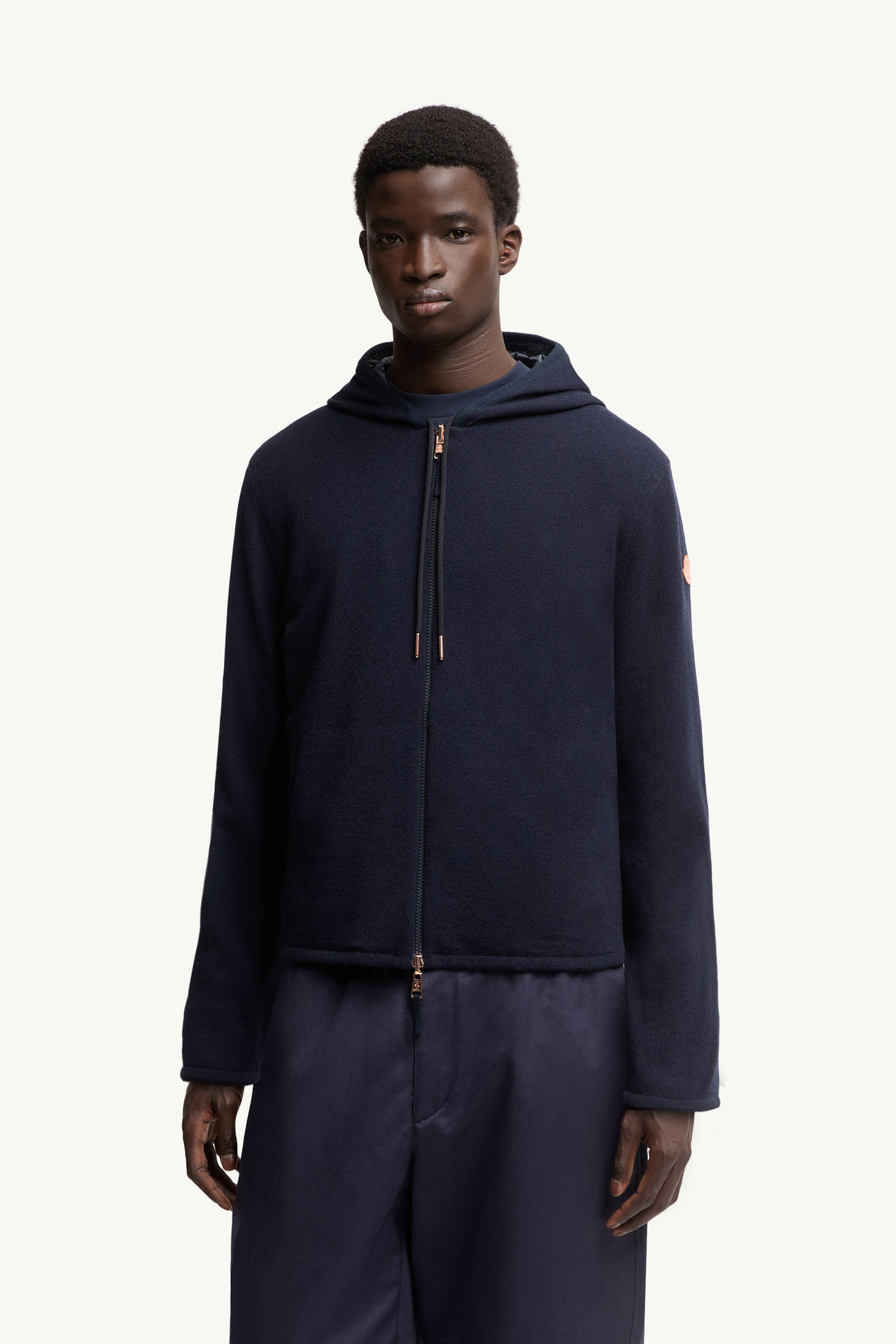 Sudadera con capucha reversible Moncler x Gilga Farm by Donald Glover Hombre Azul marino Moncler 3