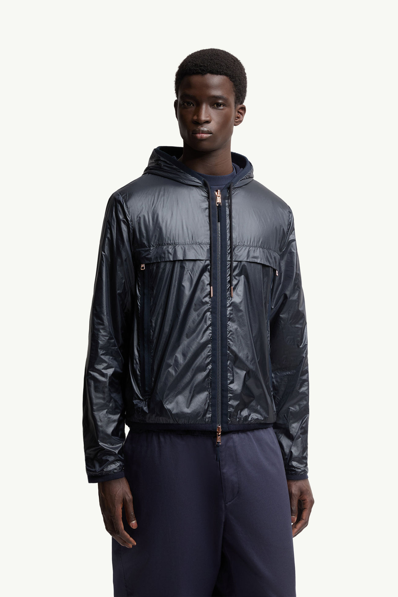 ネイビーブルー Moncler x Gilga Farm by Donald Glover パーカー 