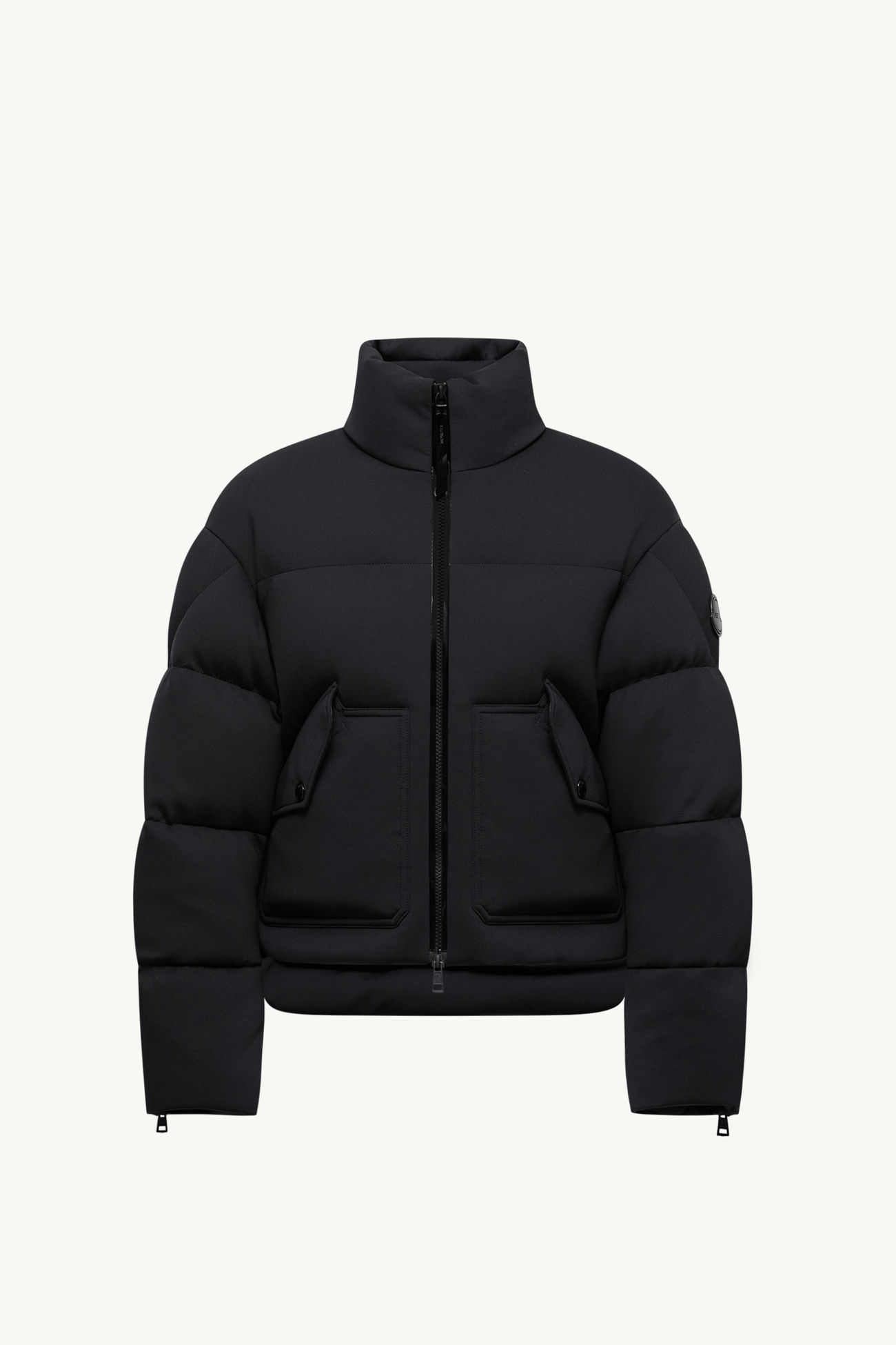 ブラック Moncler x EE72 by Edward Enninful Seymour ショートダウン 