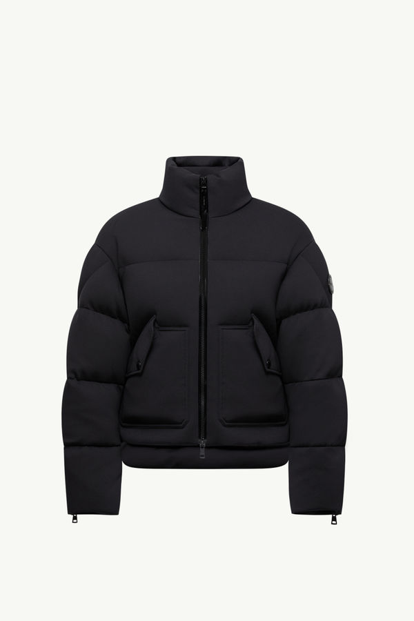 Piumino corto Seymour Moncler x EE72 di Edward Enninful Donna Nero Moncler 2