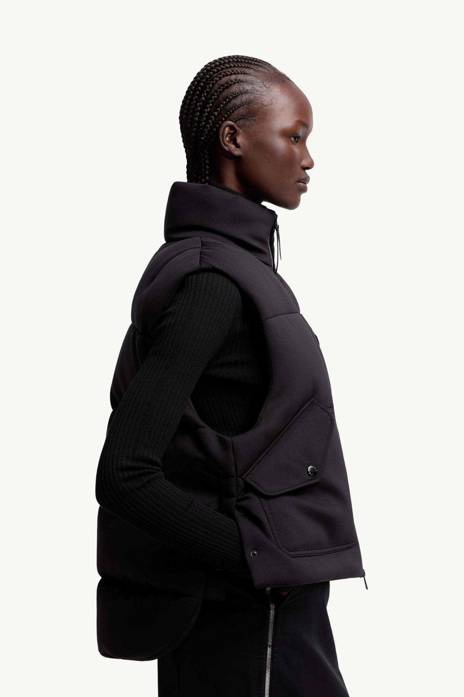 Moncler x EE72 by Edward Enninful Otis羽絨背心 女士 黑色 Moncler 5