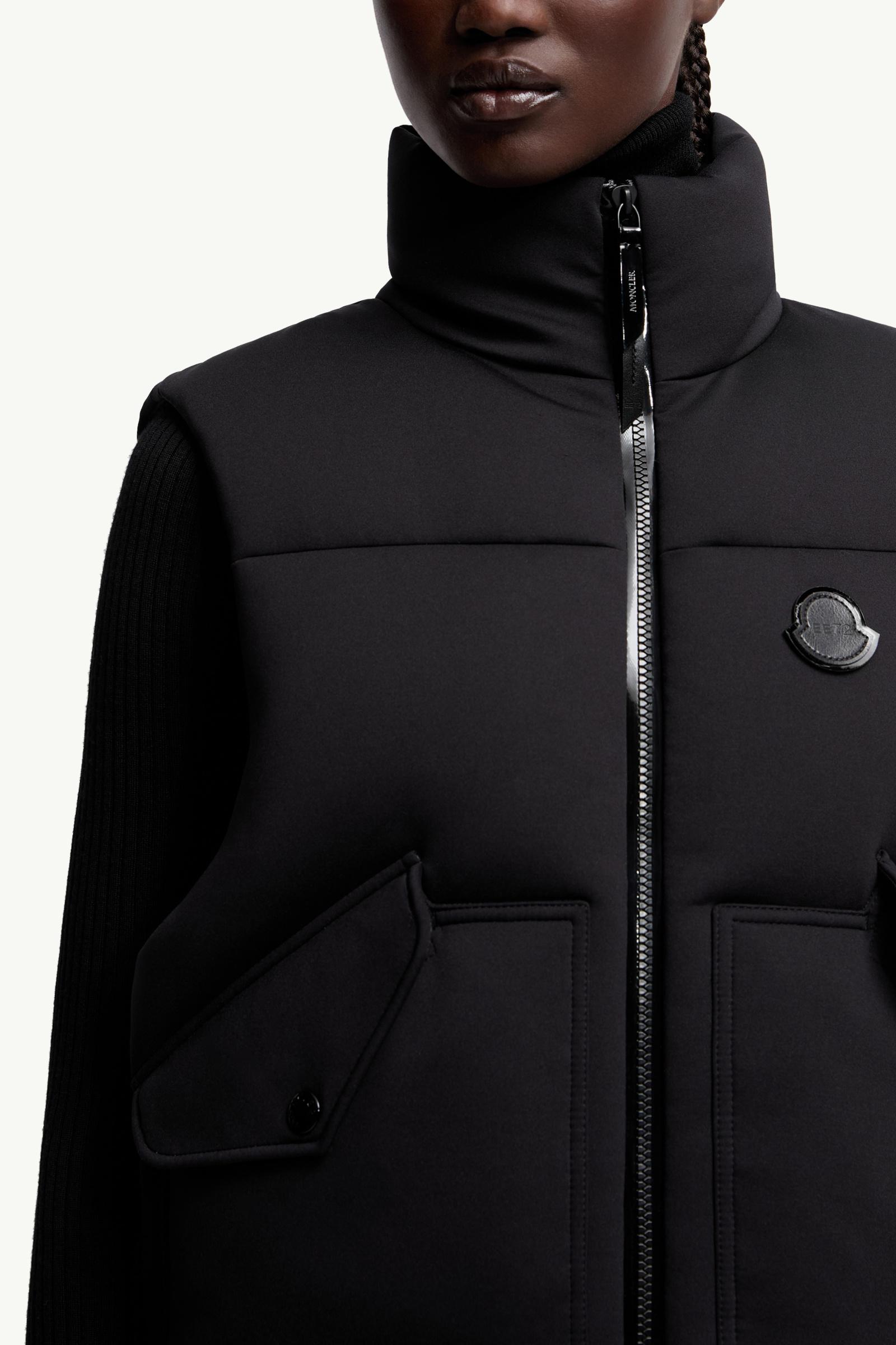 黑色Moncler x EE72 by Edward Enninful Otis女士羽绒马甲- Moncler x