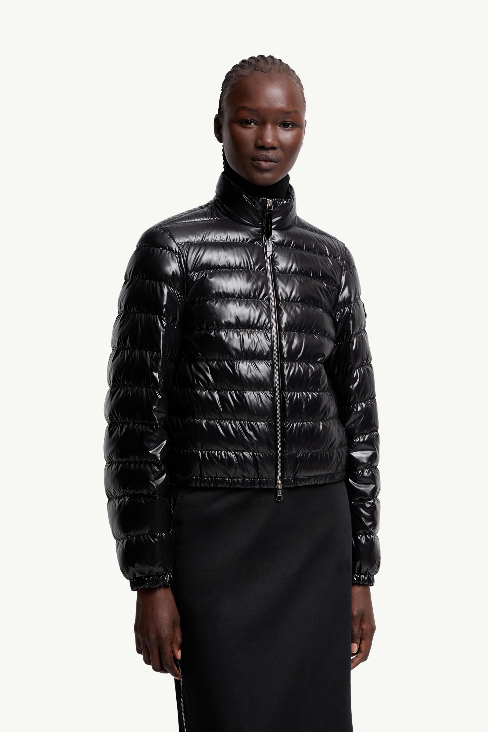 Moncler x EE72 by Edward Enninful Knut Short Down Jacket Women Black Moncler 3