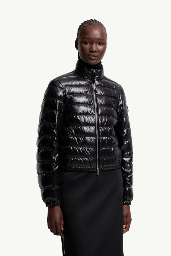 Piumino corto Knut Moncler x EE72 di Edward Enninful Donna Nero Moncler 3