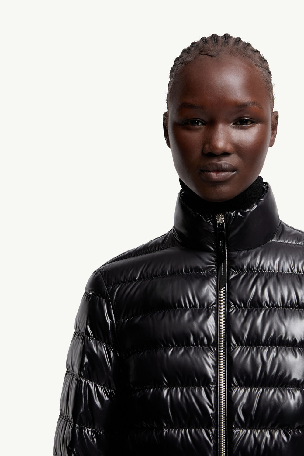 Moncler x EE72 by Edward Enninful Knut Short Down Jacket Women Black Moncler 6