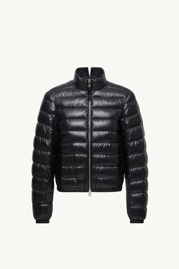 Piumino corto Knut Moncler x EE72 di Edward Enninful Donna Nero Moncler 2