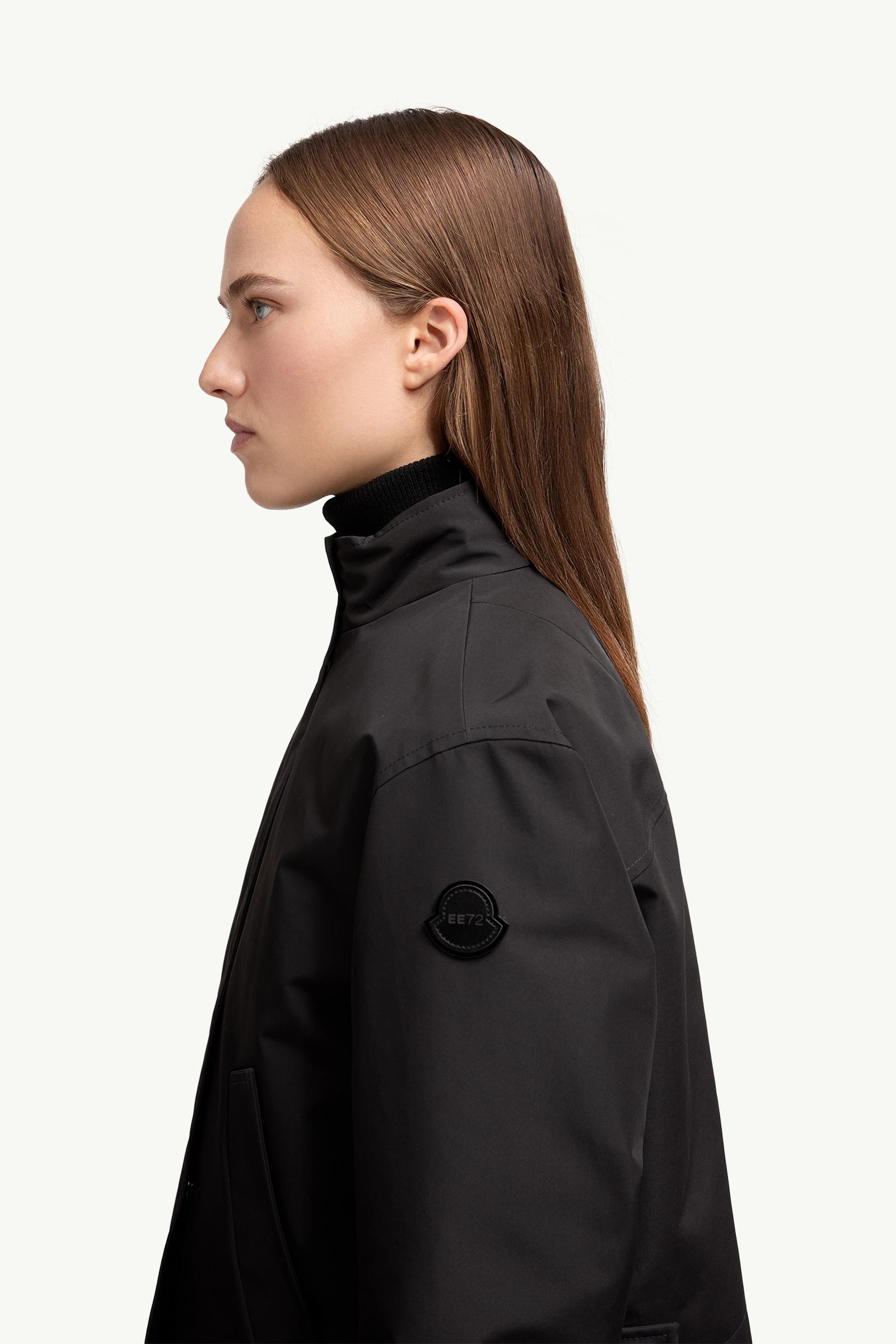 Moncler x EE72 by Edward Enninful Krovanh Short Down Jacket Women Black Moncler 1