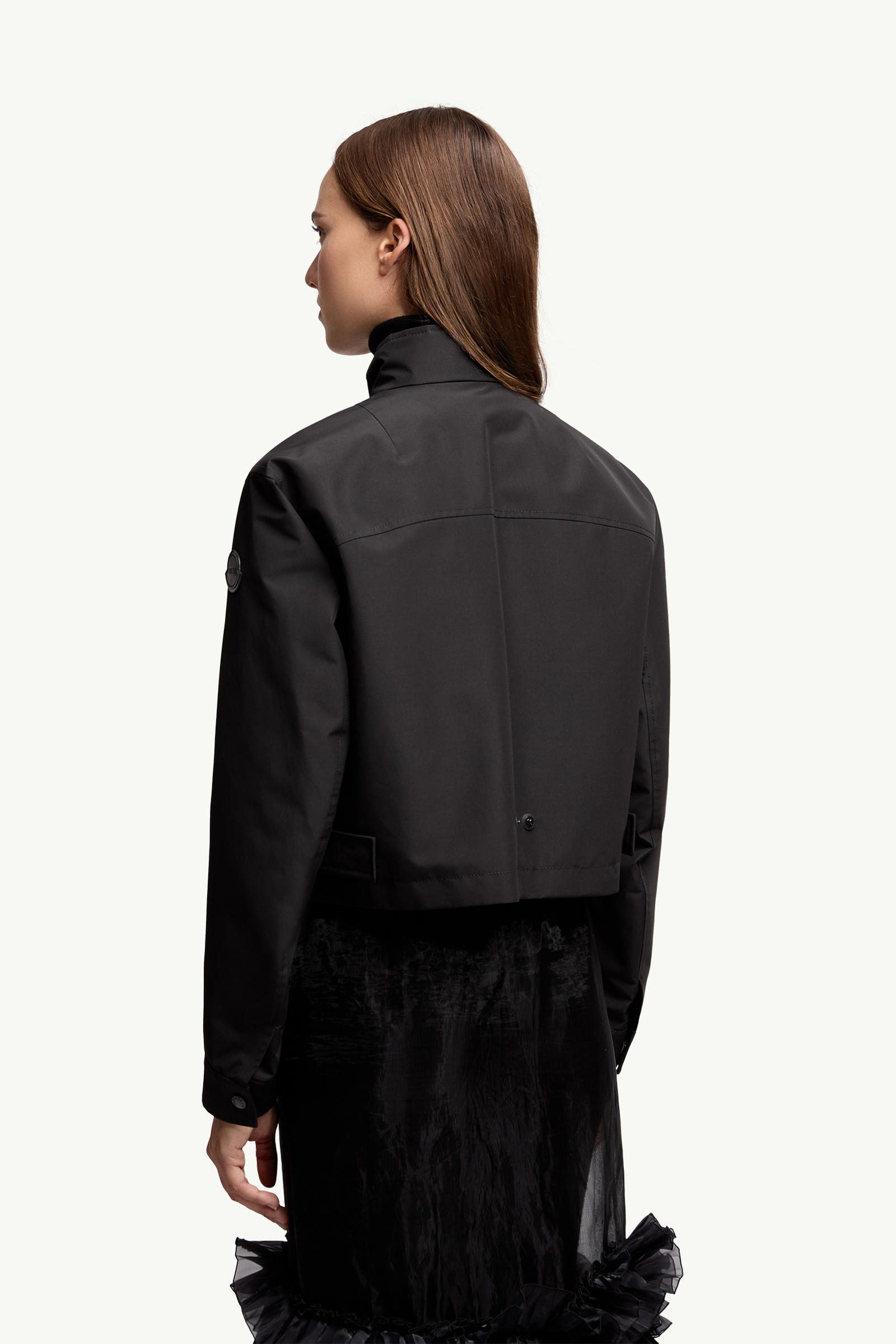 Doudoune courte Krovanh Moncler x EE72 par Edward Enninful Femmes Noir Moncler 4