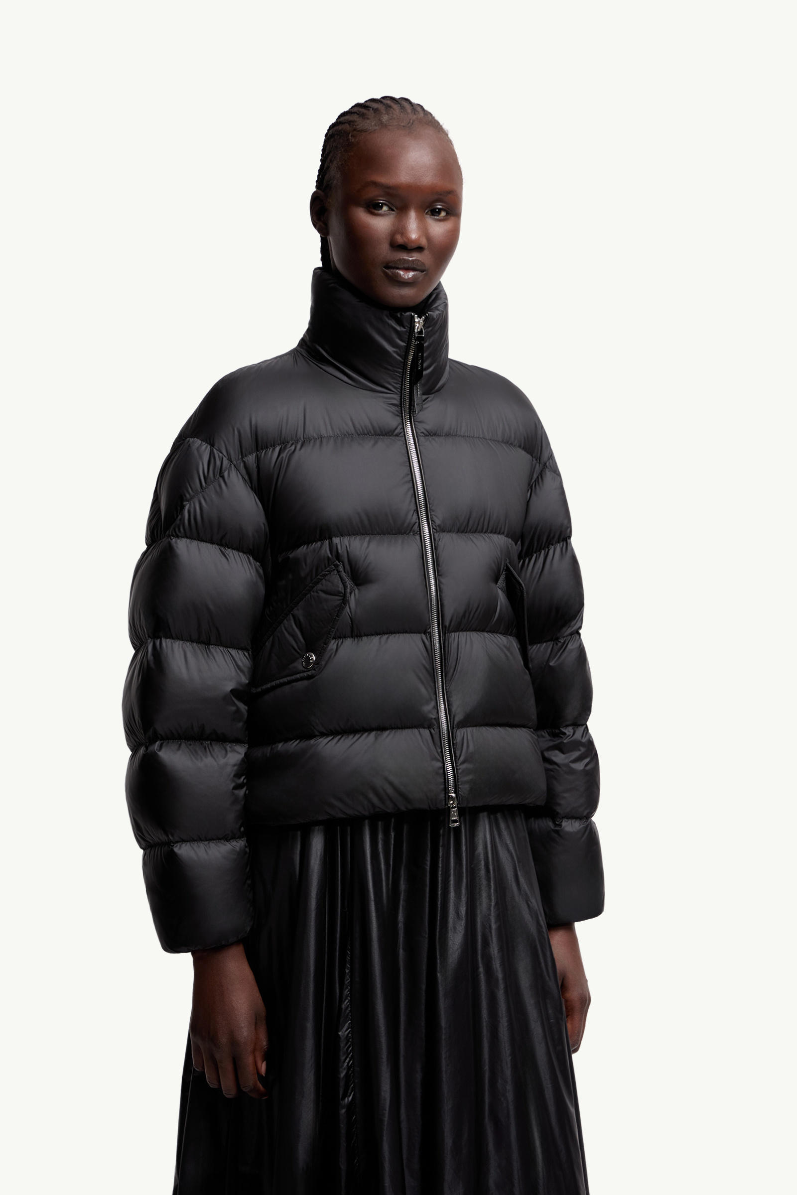 Moncler x EE72 by Edward Enninful Blas Short Down Jacket Women Black Moncler 3