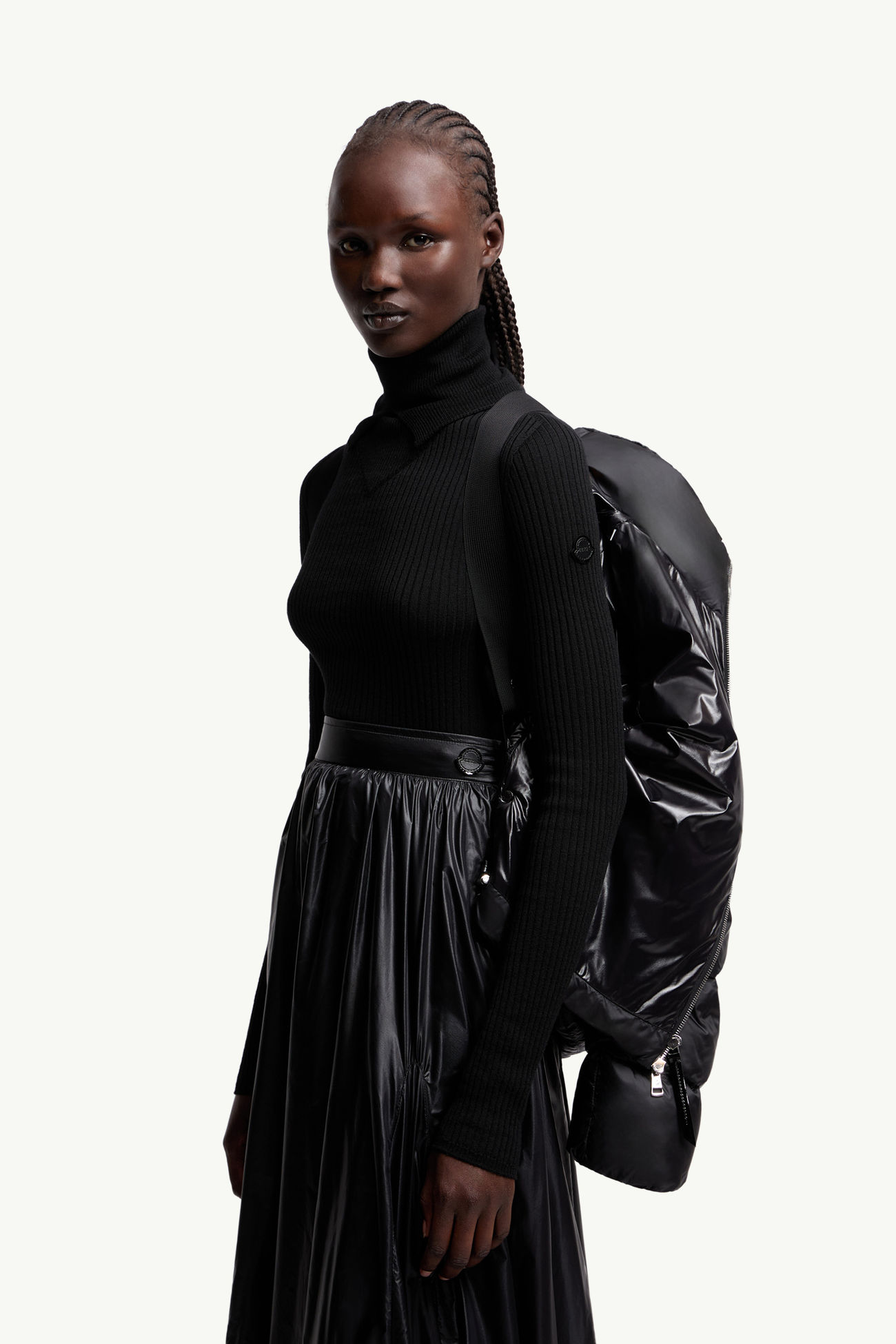 ブラック Moncler x EE72 by Edward Enninful Blas ショートダウン 