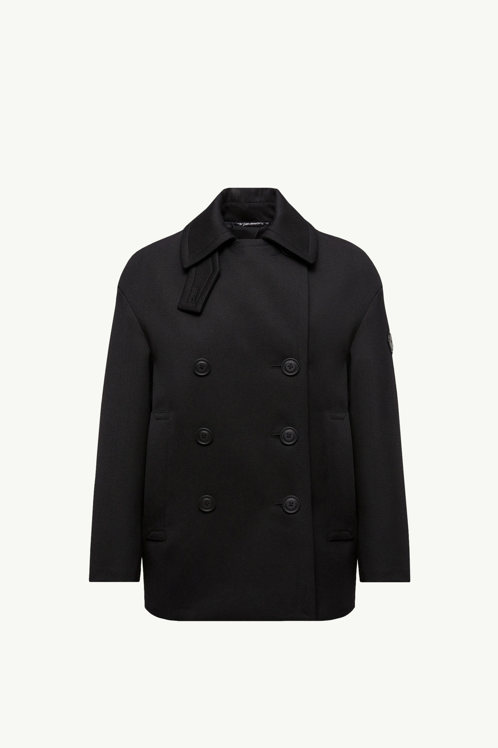 Moncler x EE72 by Edward Enninful Maysak Wool Short Down Jacket Women Black Moncler 2