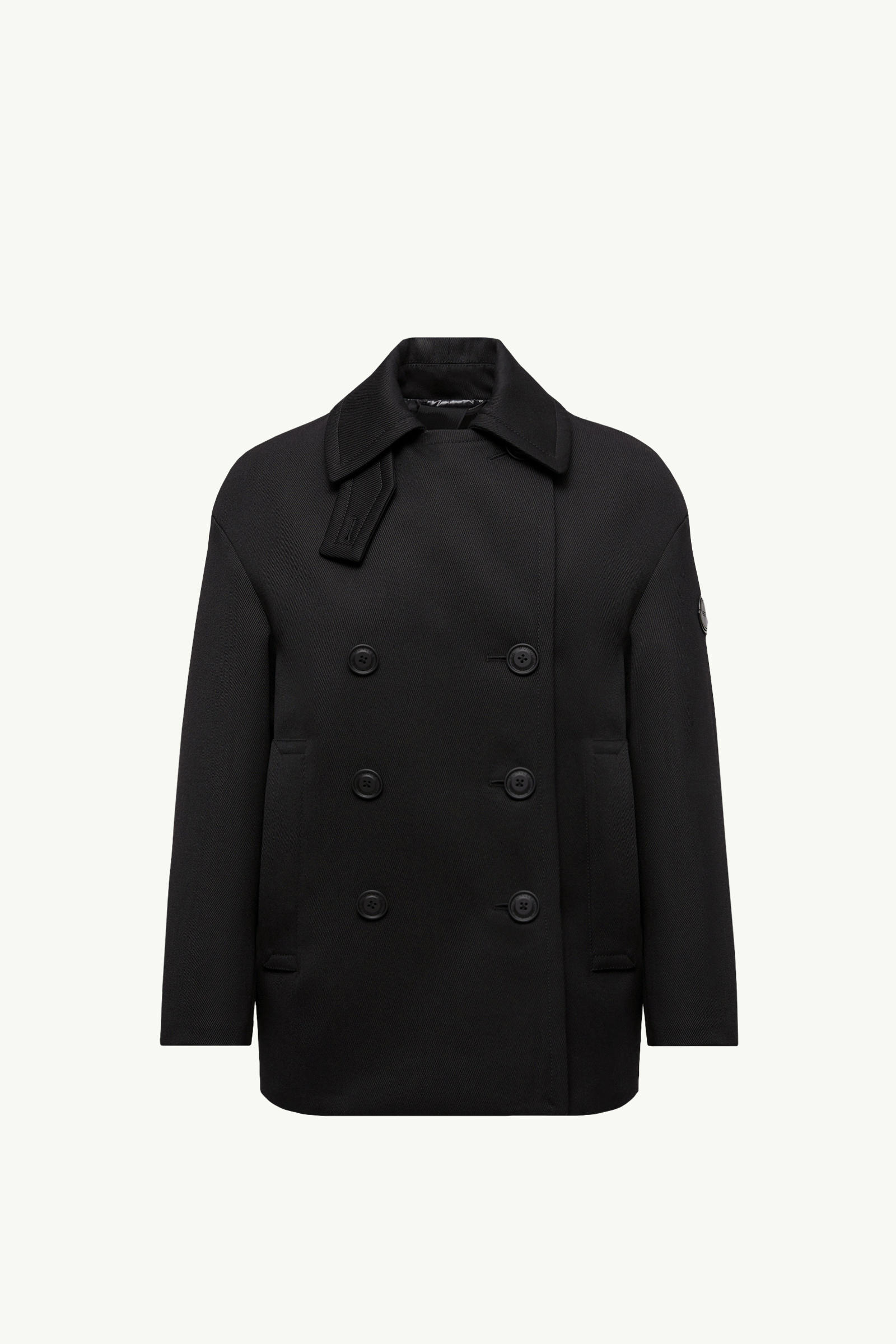 Moncler x EE72 by Edward Enninful Maysak Wool Short Down Jacket Women Black Moncler 2