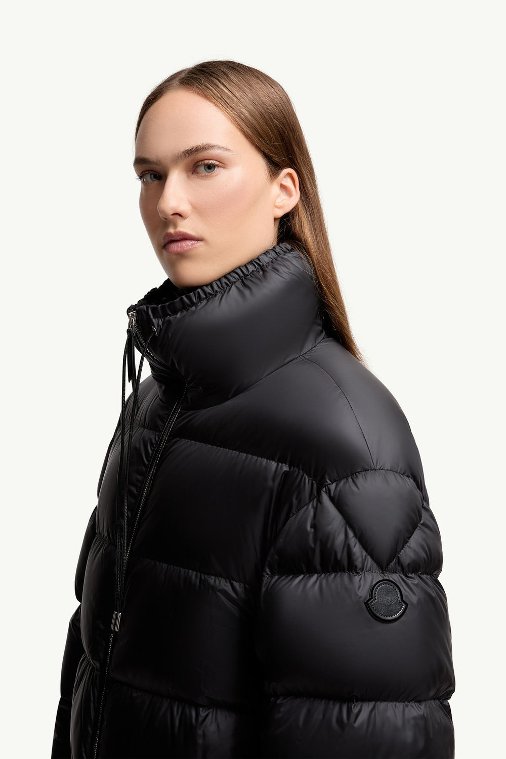 Moncler x EE72 by Edward Enninful Thiol Long Down Jacket Women Black Moncler 1