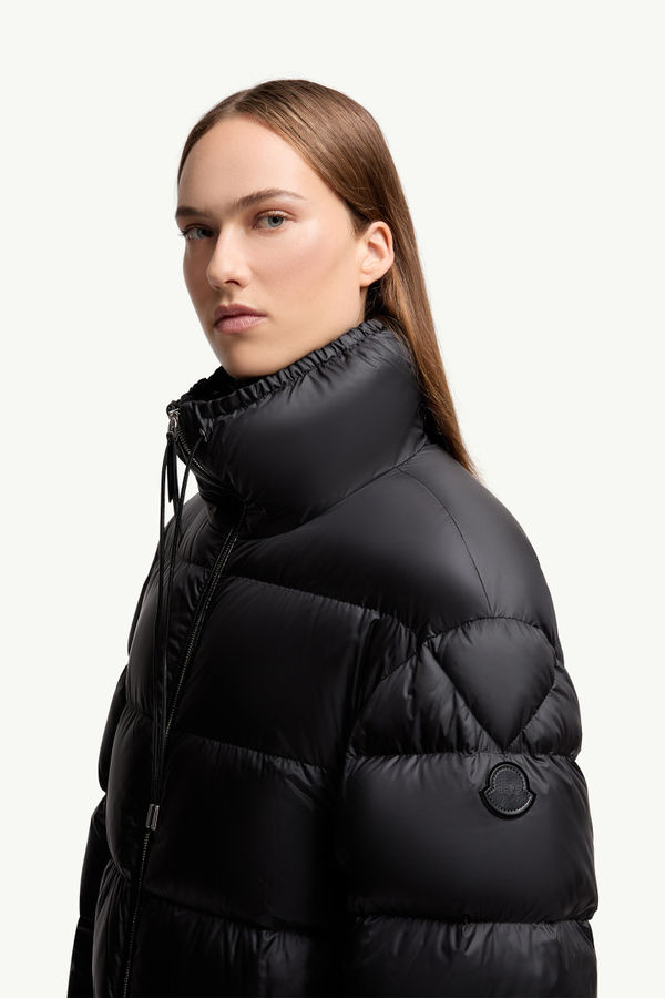 Piumino lungo Thiol Moncler x EE72 di Edward Enninful Donna Nero Moncler 1