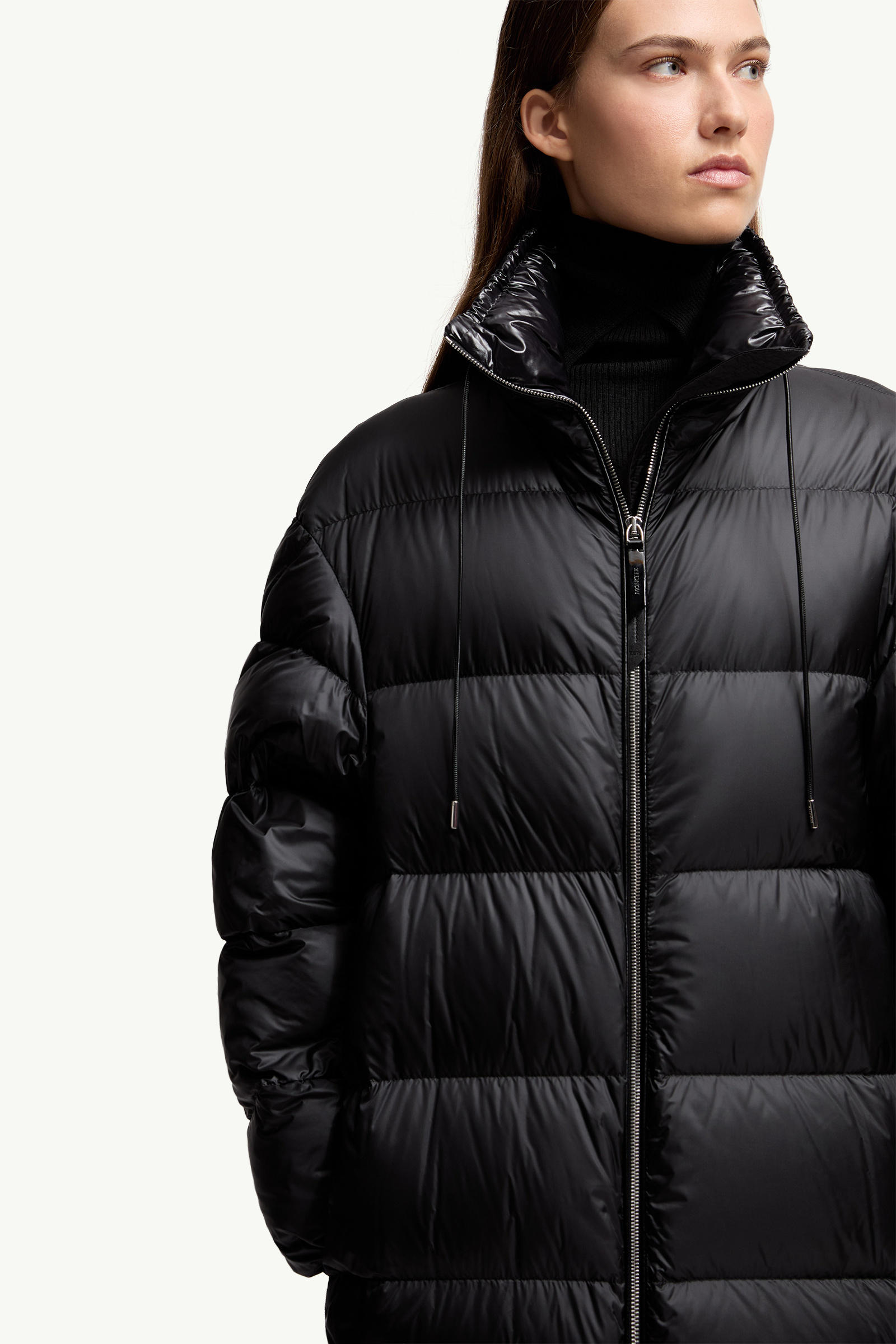 Moncler x EE72 by Edward Enninful Thiol Long Down Jacket Women Black Moncler 6