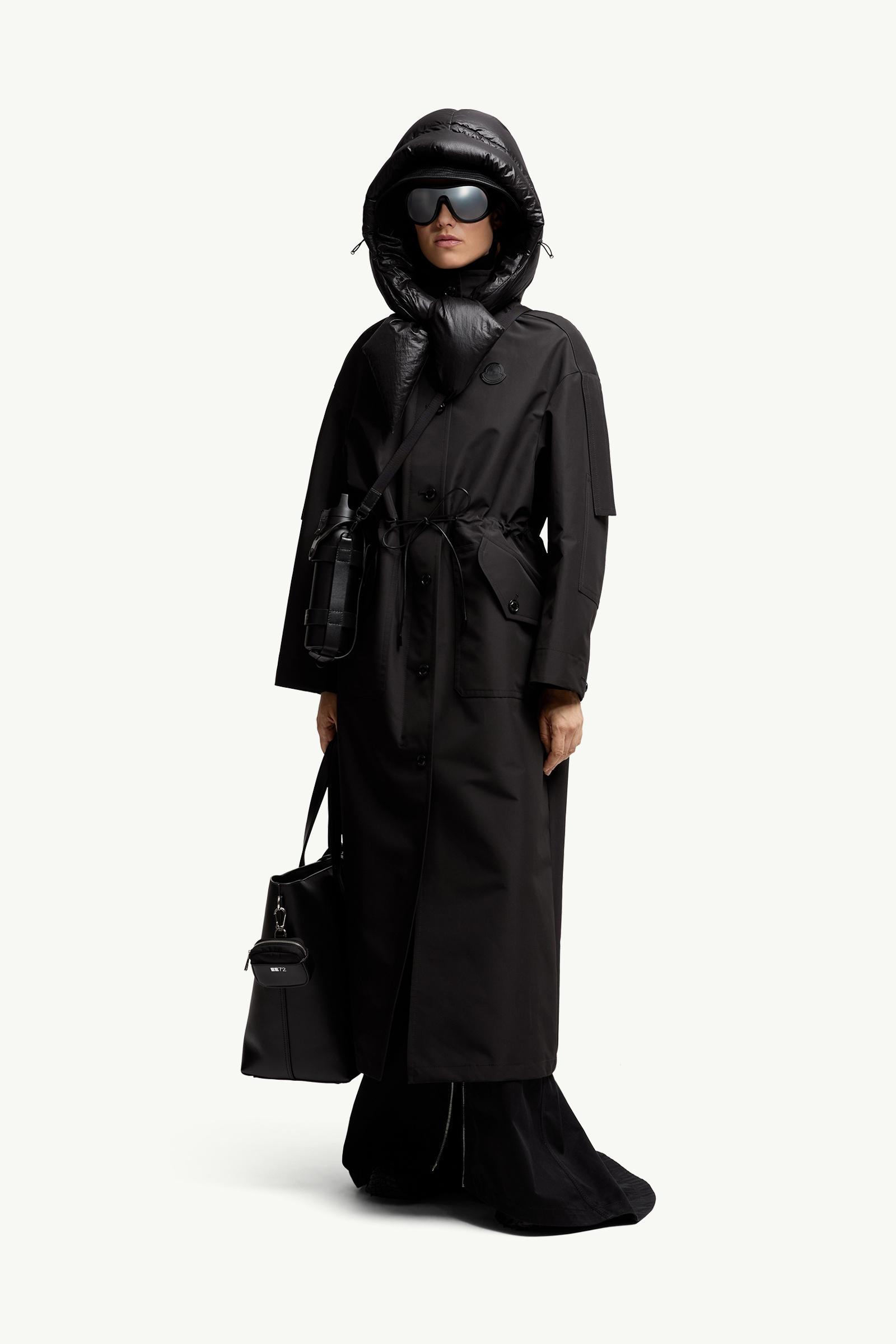 ブラック Moncler x EE72 by Edward Enninful Winifred トレンチ
