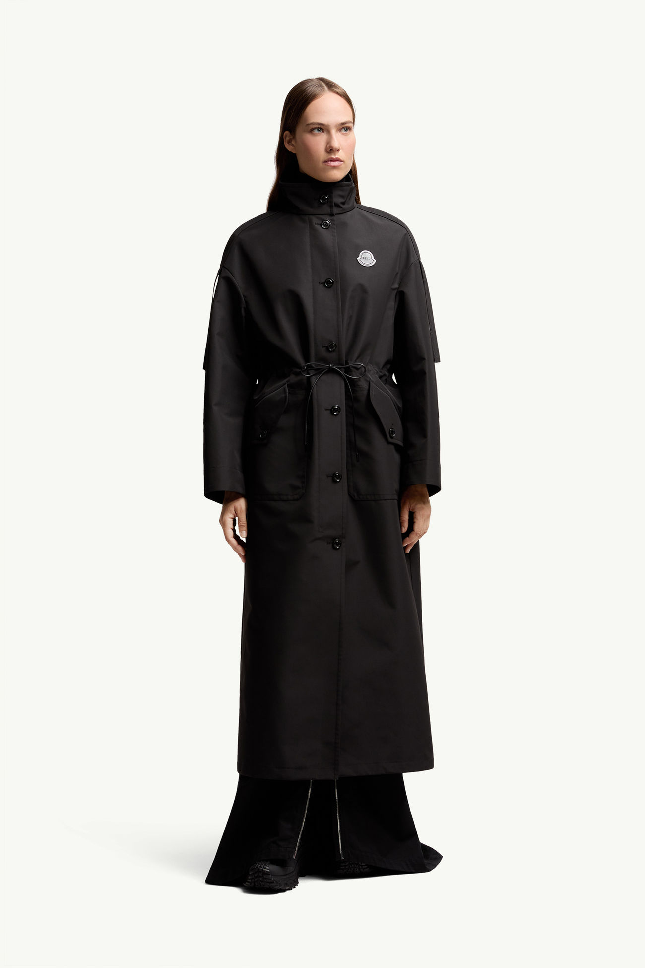 ブラック Moncler x EE72 by Edward Enninful Winifred トレンチコート 