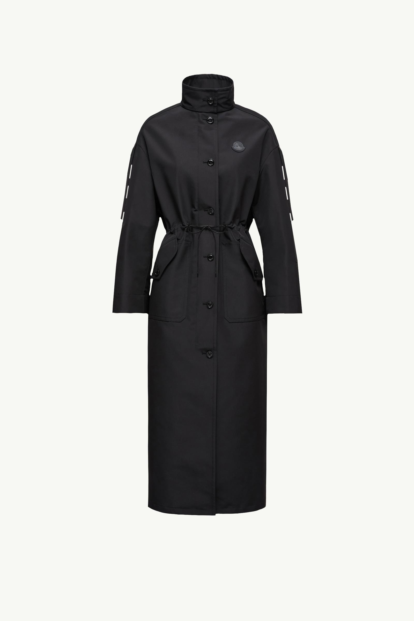 Moncler ブラック トレンチコート Black Moncler x EE72 by Edward Enninful Zake Trench Coat - Moncler