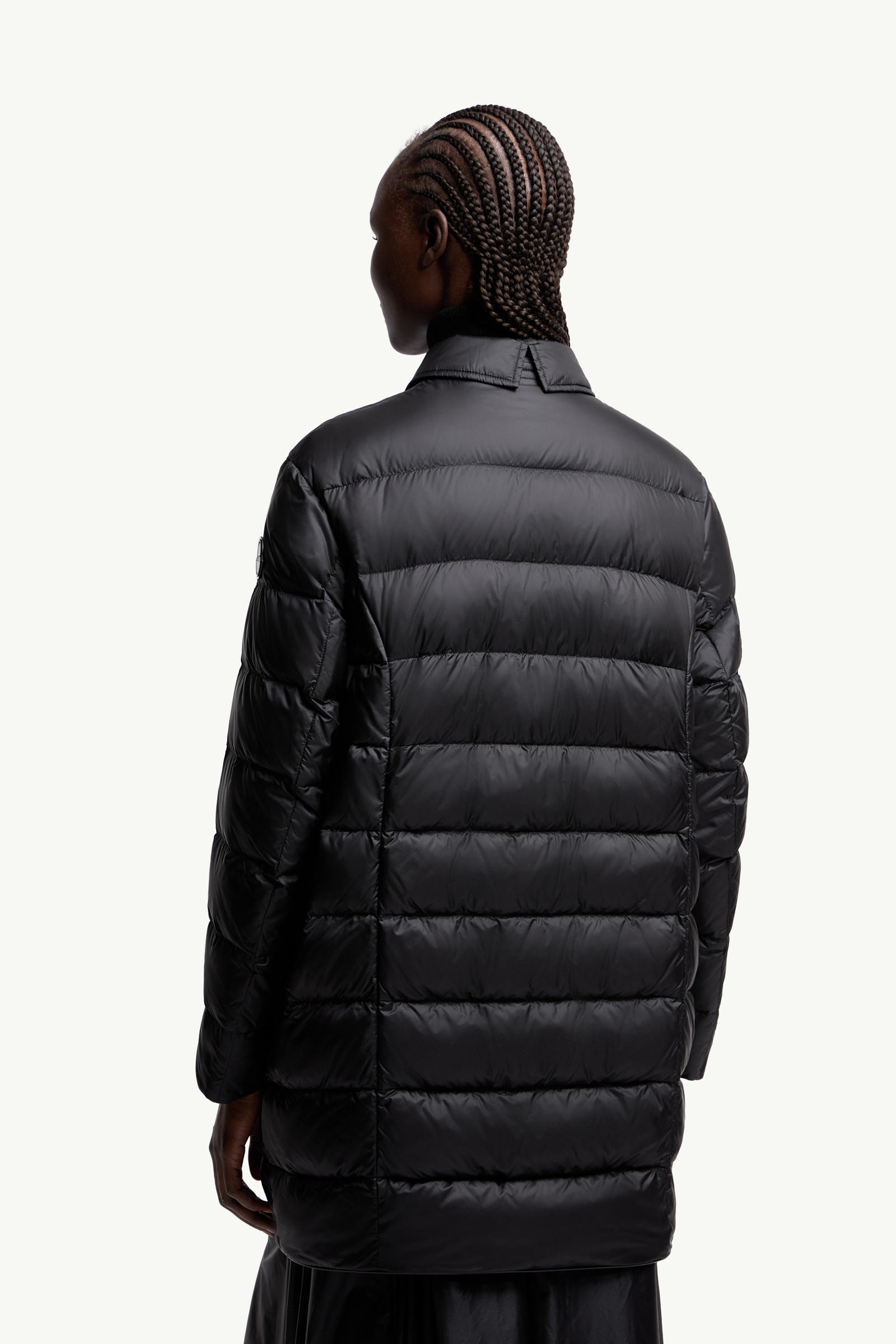 Moncler x EE72 by Edward Enninful Goran Long Down Jacket Women Black Moncler 4