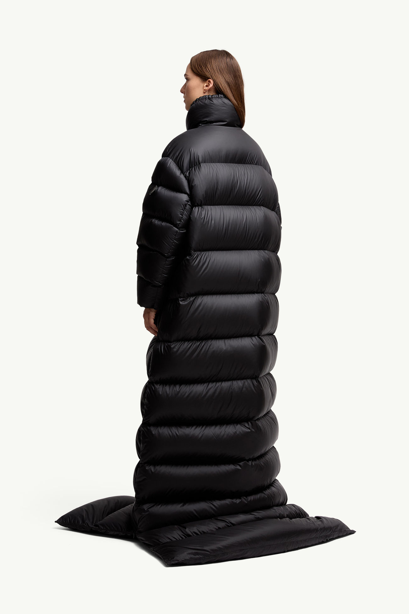 ブラック Moncler x EE72 by Edward Enninful Nametheun ロングダウン 